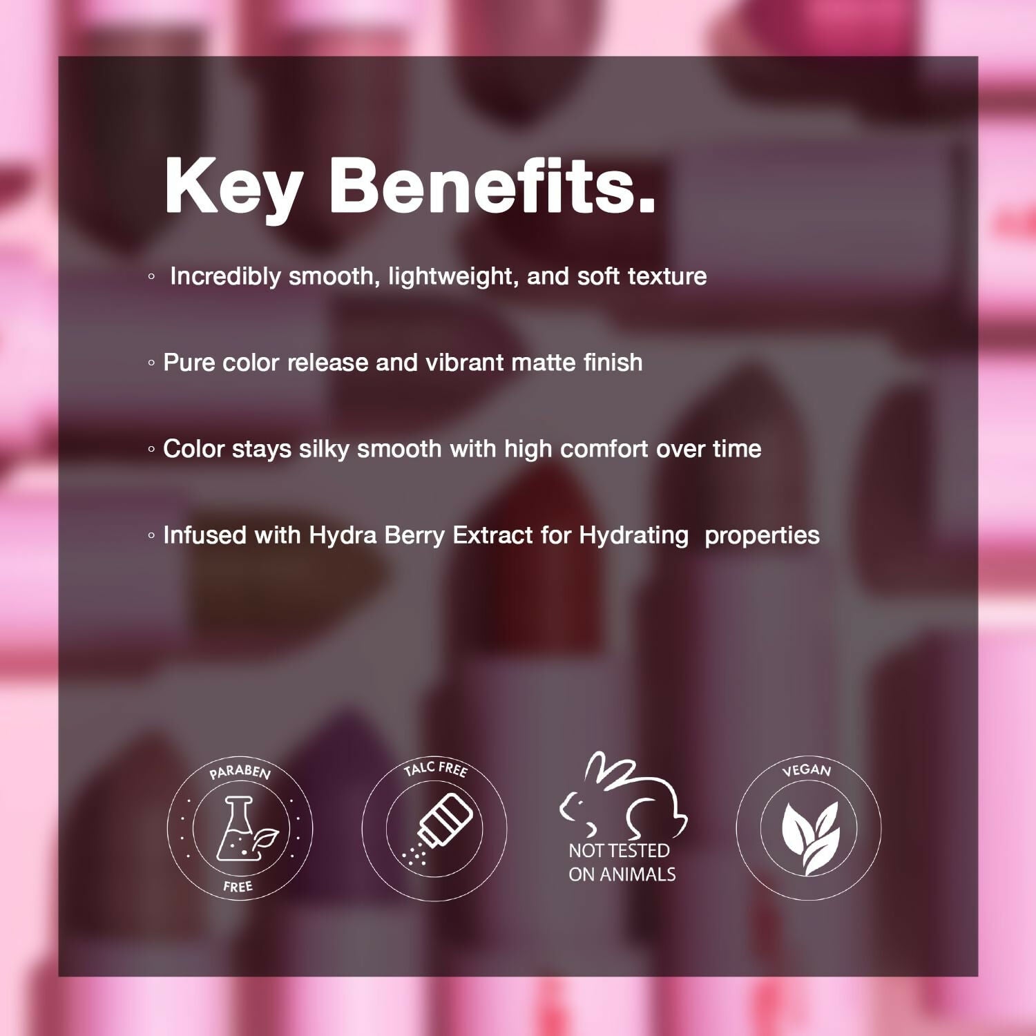 Joyology Beauty Matte-Tastick Lipstick - Buffed Beauty