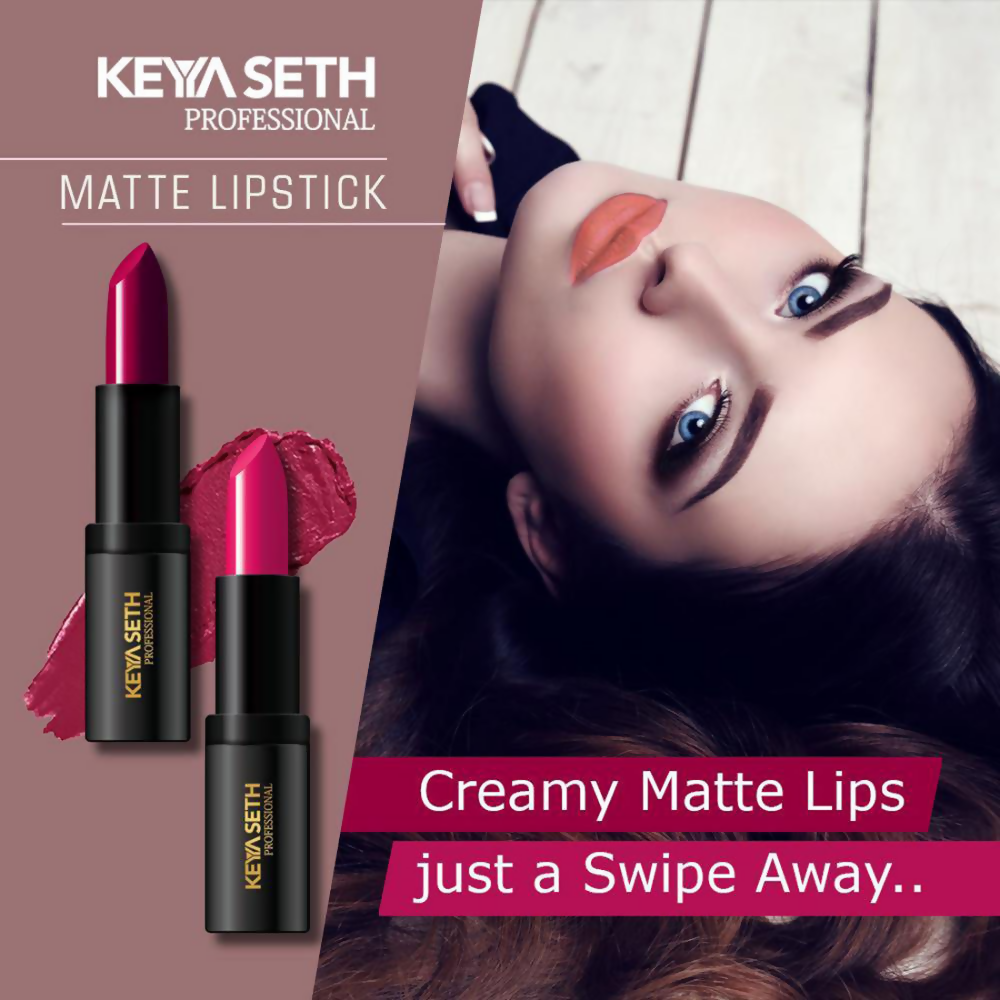 Keya Seth Aromatherapy Professional Matte Lipstick - Dark Nude