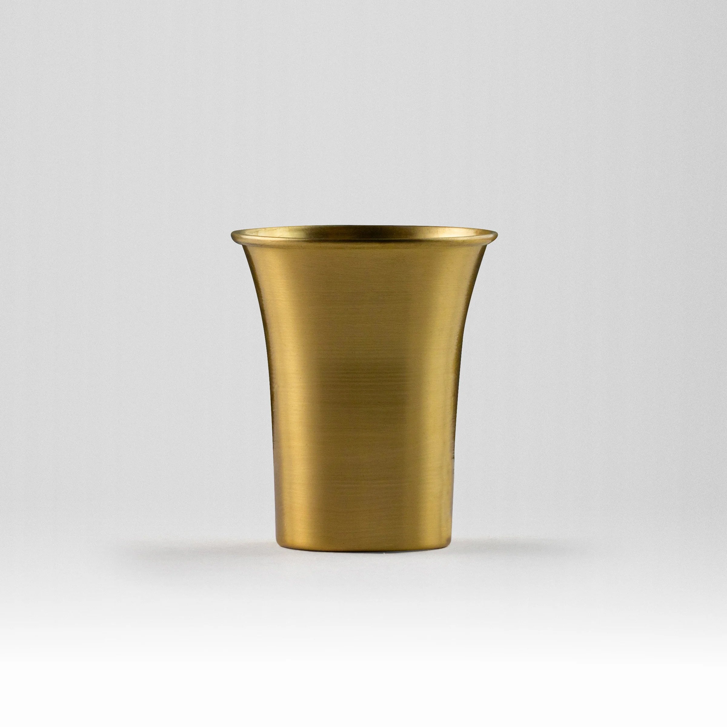 Health Smith Pure Brass Waterfall Glass with Matte Finish - Lacquered for Shine & Protection