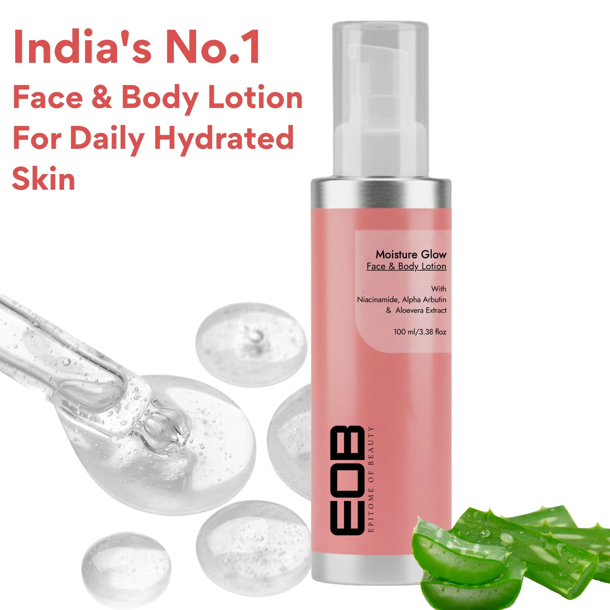 EOB Moisture Glow Lotion for Face & Body