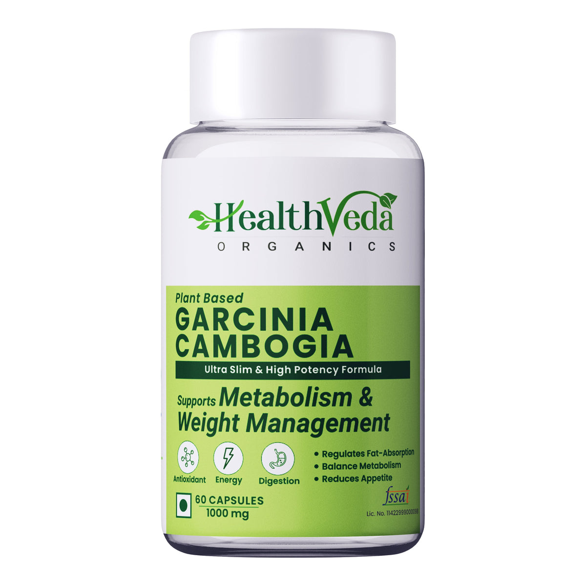 Health Veda Organics Plant Based Garcinia Capsules
