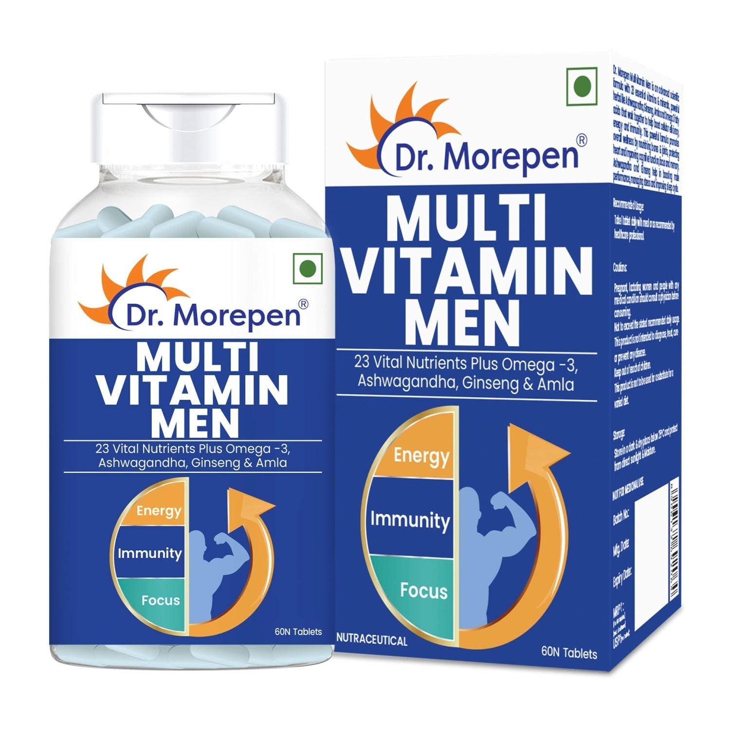 Dr Morpen Gokshura And Multivitamin Men- Improves Desire And Drive/Boost Immunity