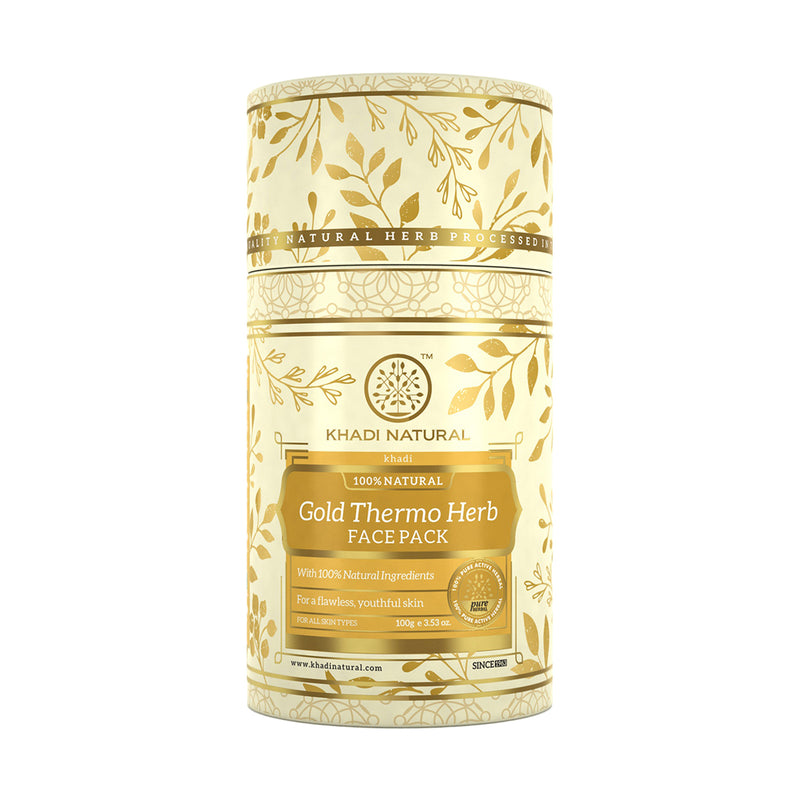 Khadi Natural Gold Thermo Herb Face Pack