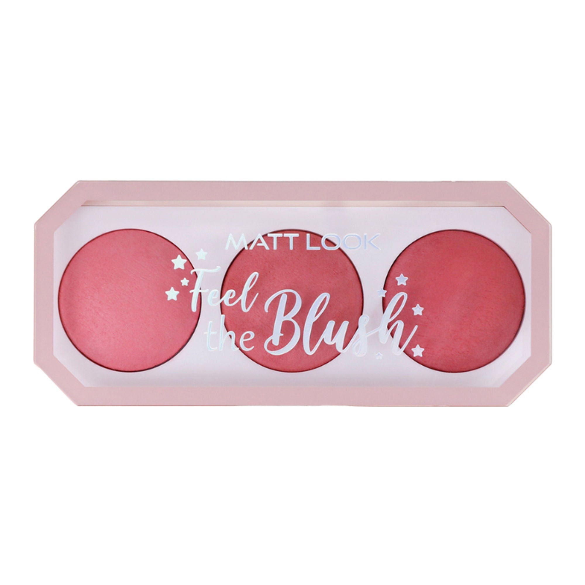 Matt Look Feel The Blush Baked Blush Trio Palette - 03 Fascinated