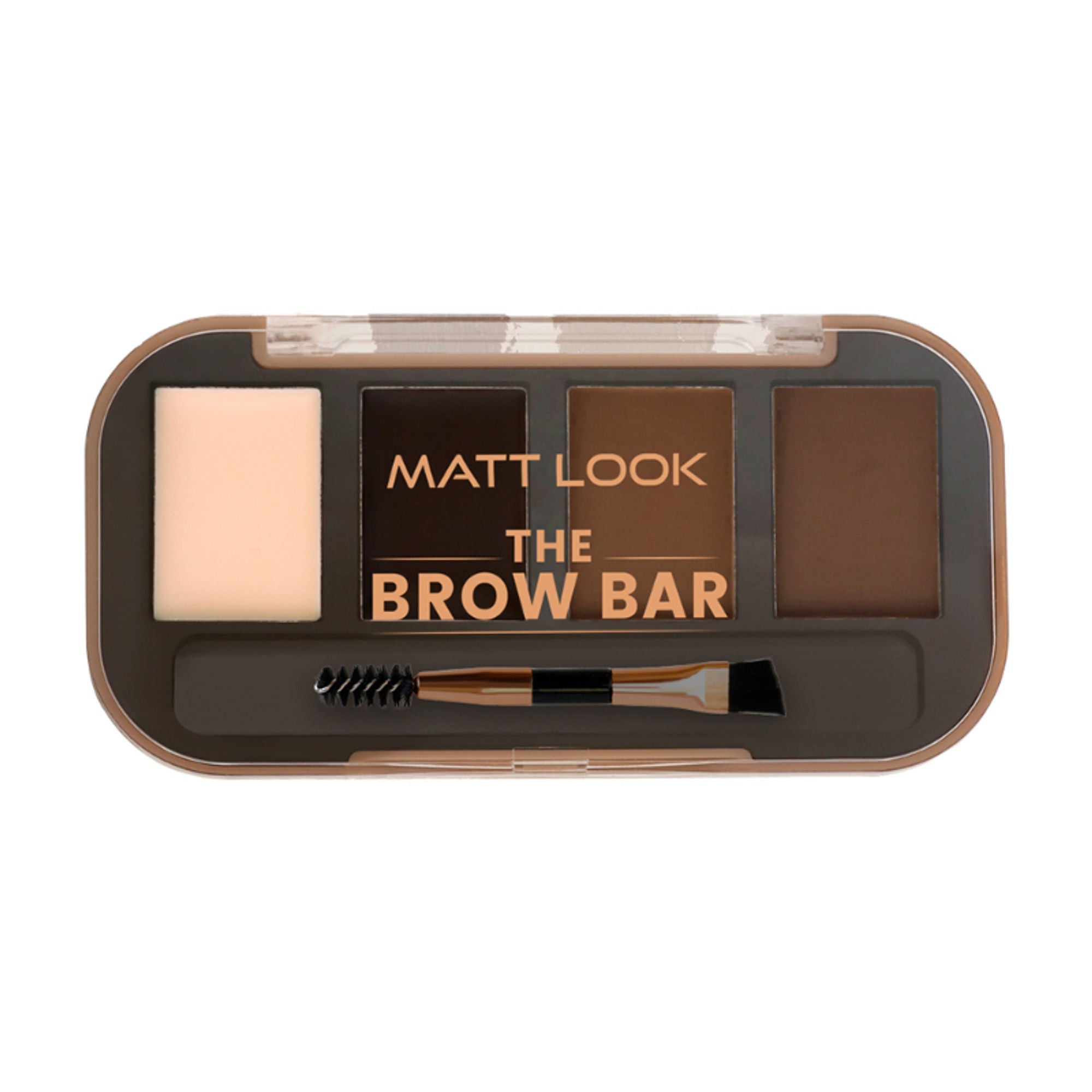 Matt Look The Brow Bar Eyebrow Enhancer Eyeshadow Palette - Natural 02