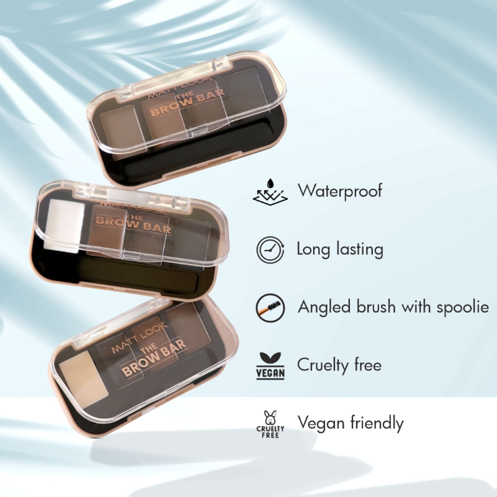 Matt Look The Brow Bar Eyebrow Enhancer Eyeshadow Palette - Natural 02