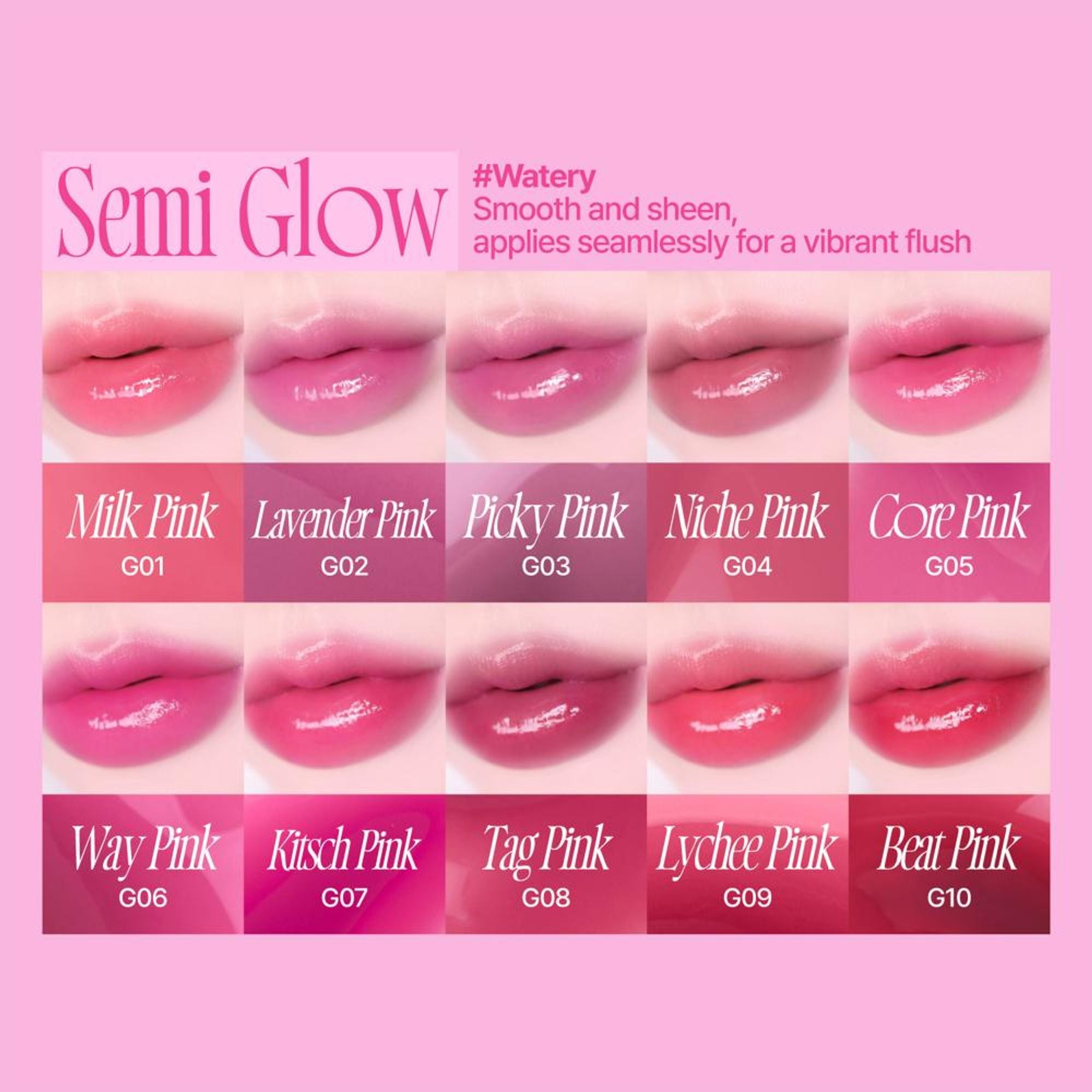 fwee Pink Obsession Stay-Fit Lip Tint - G04 Niche Pink
