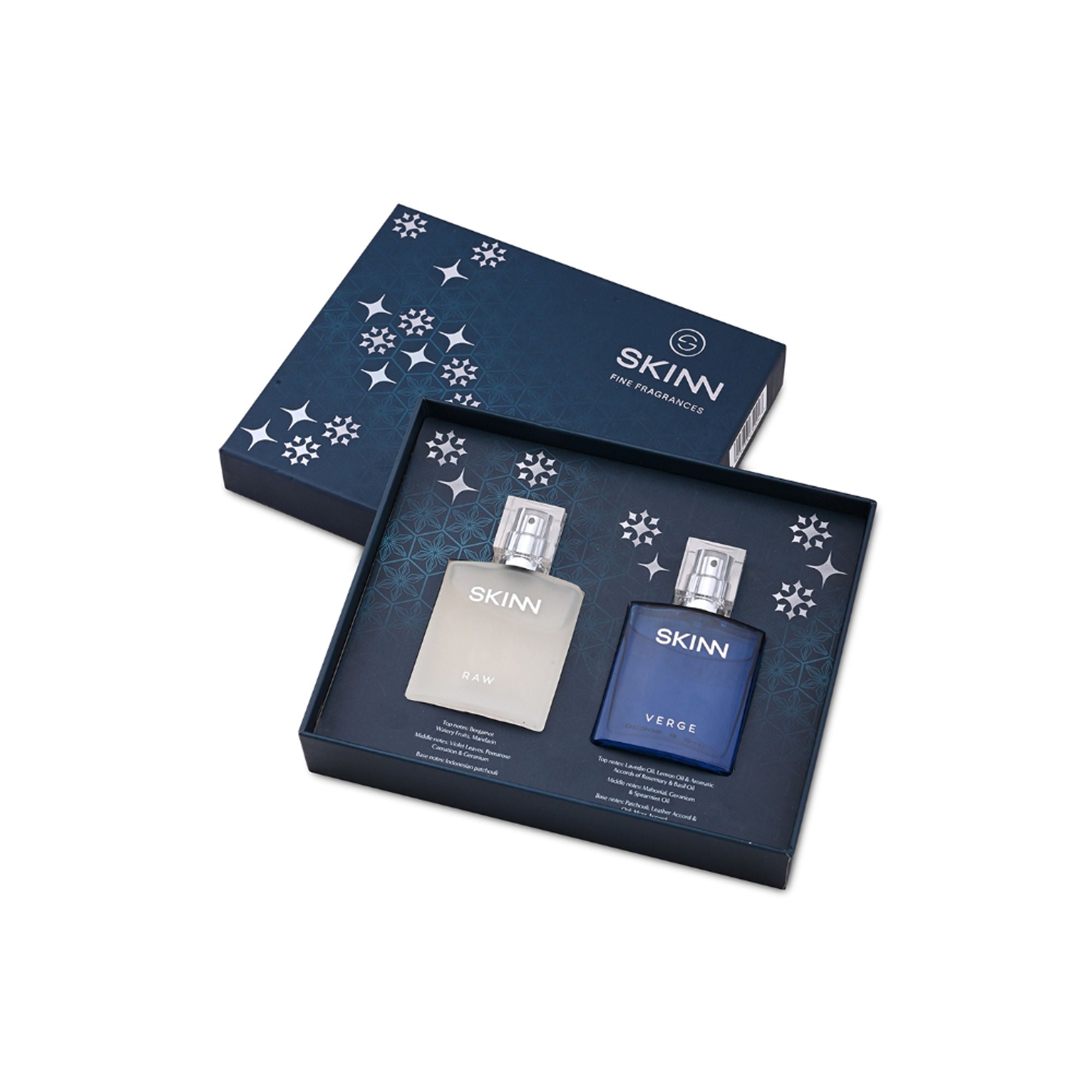 Skinn By Titan Raw and Verge Perfume Giftset 25ml each - Gift for Him