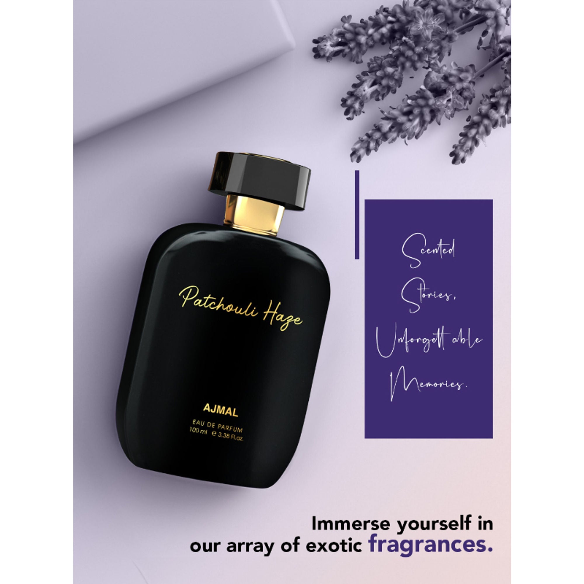 Ajmal India Artisan Patchouli Haze Exquisite Handpicked Luxury Perfume