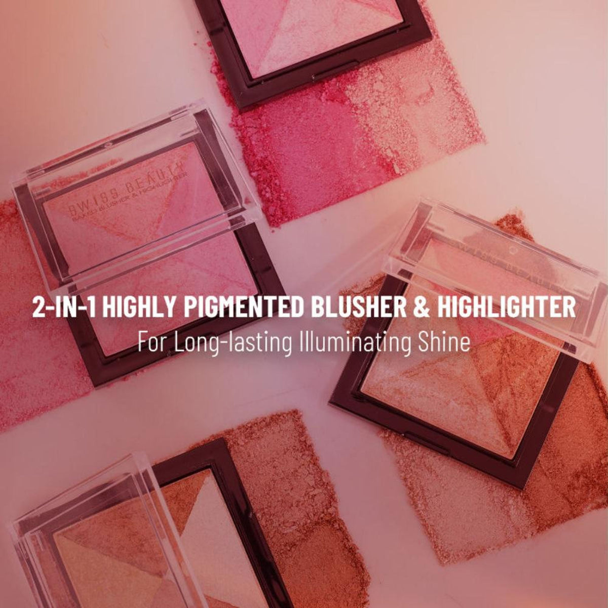 Swiss Beauty Baked Blusher & Highlighter - 02