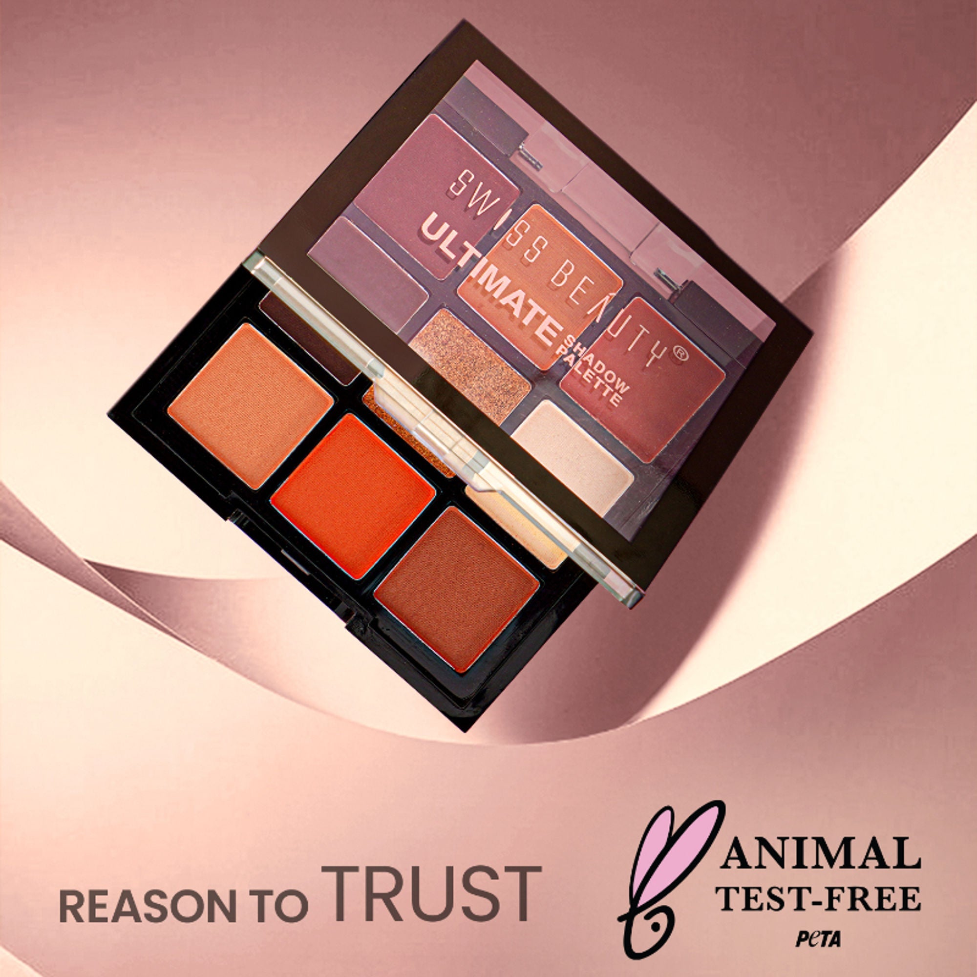 Swiss Beauty Ultimate 9 Pigmented Colors Eyeshadow Palette - 8