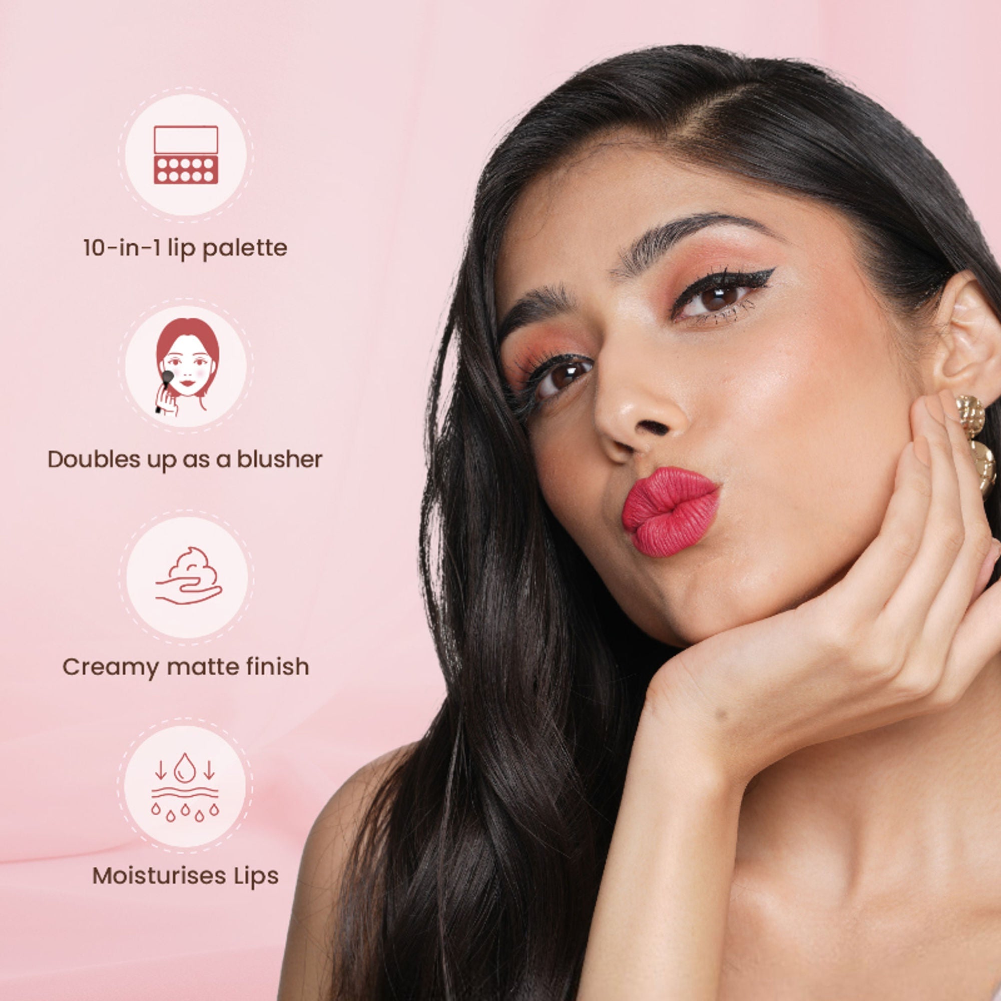 Swiss Beauty All About Lip Palette - 2