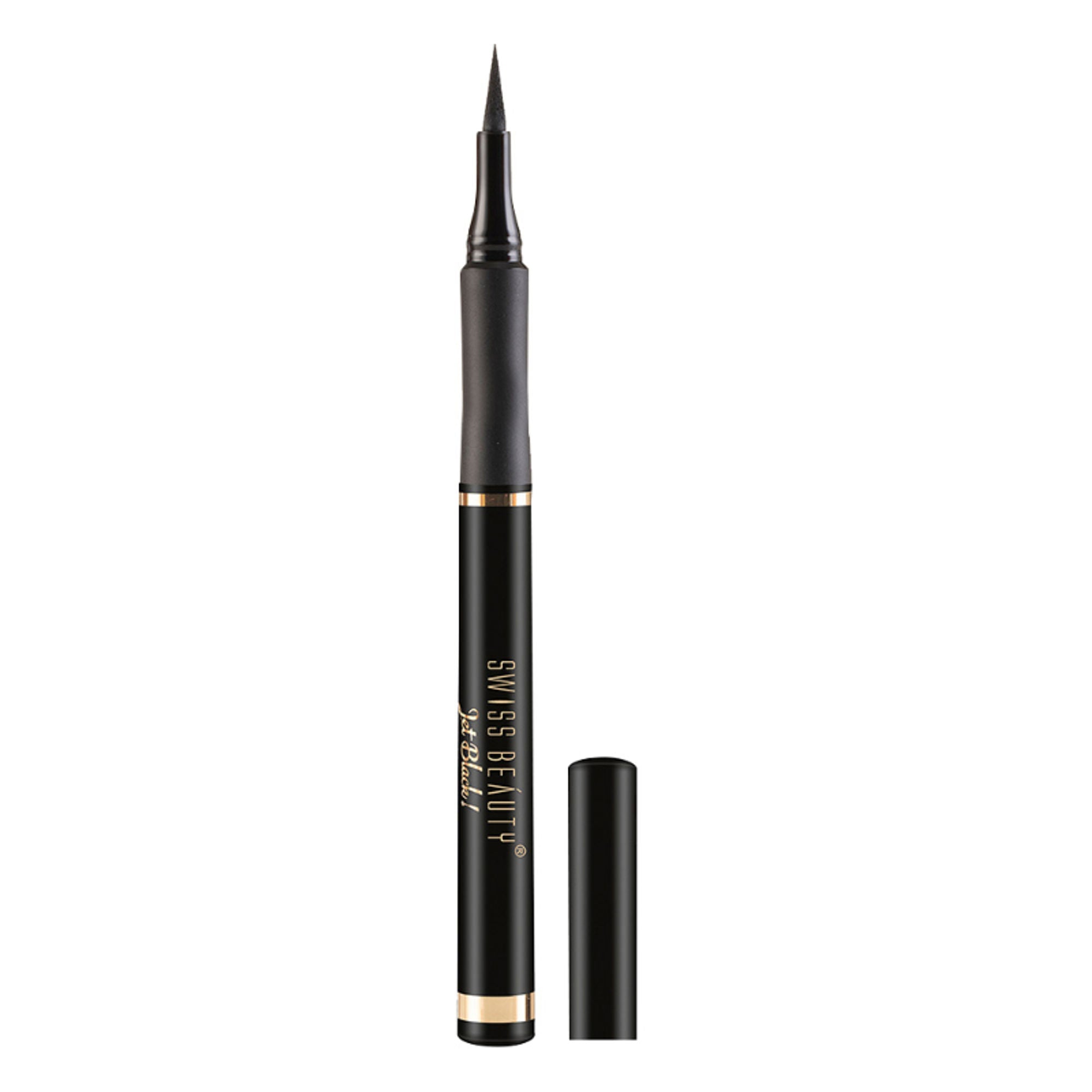 Swiss Beauty Bold Felt Tip Eyeliner - Jet Black
