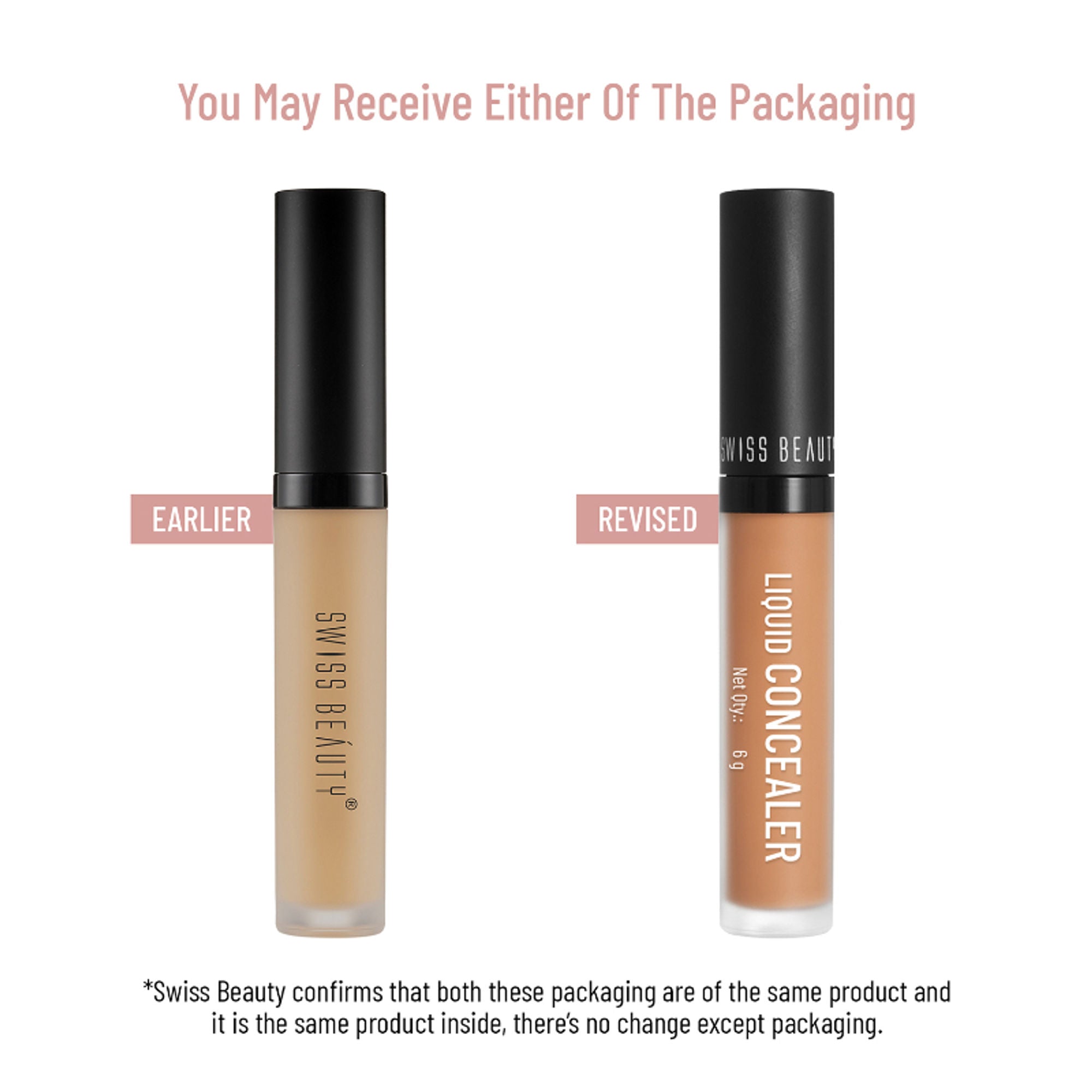 Swiss beauty Full Coverage Liquid Concealer With Jojoba Oil - 06 Clair Moyen