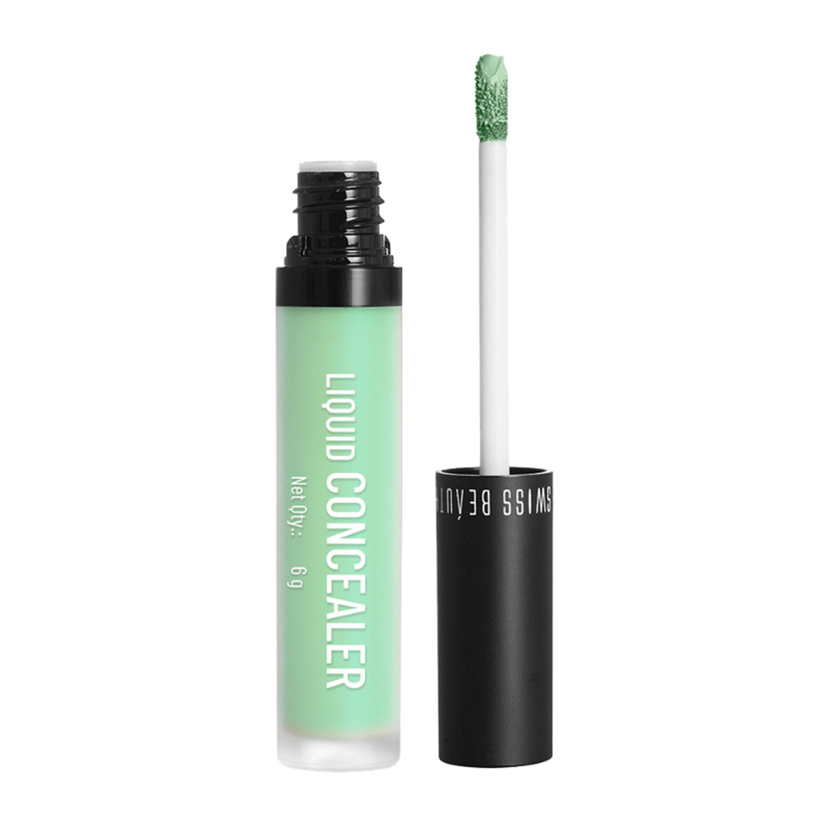 Swiss beauty Full Coverage Liquid Concealer With Jojoba Oil - 08 Green