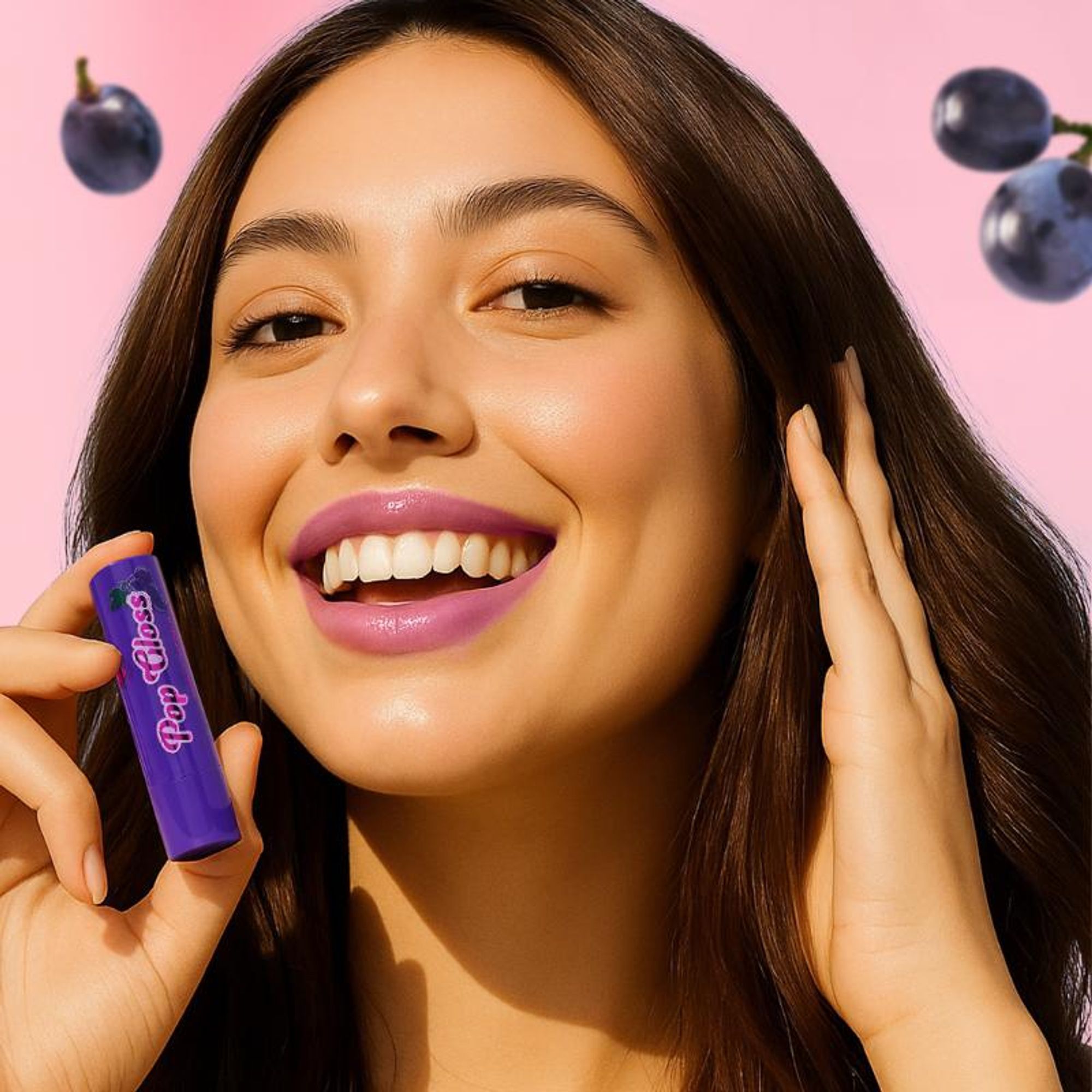 Makeup Revolution Pop Gloss Balm - Grape Purple