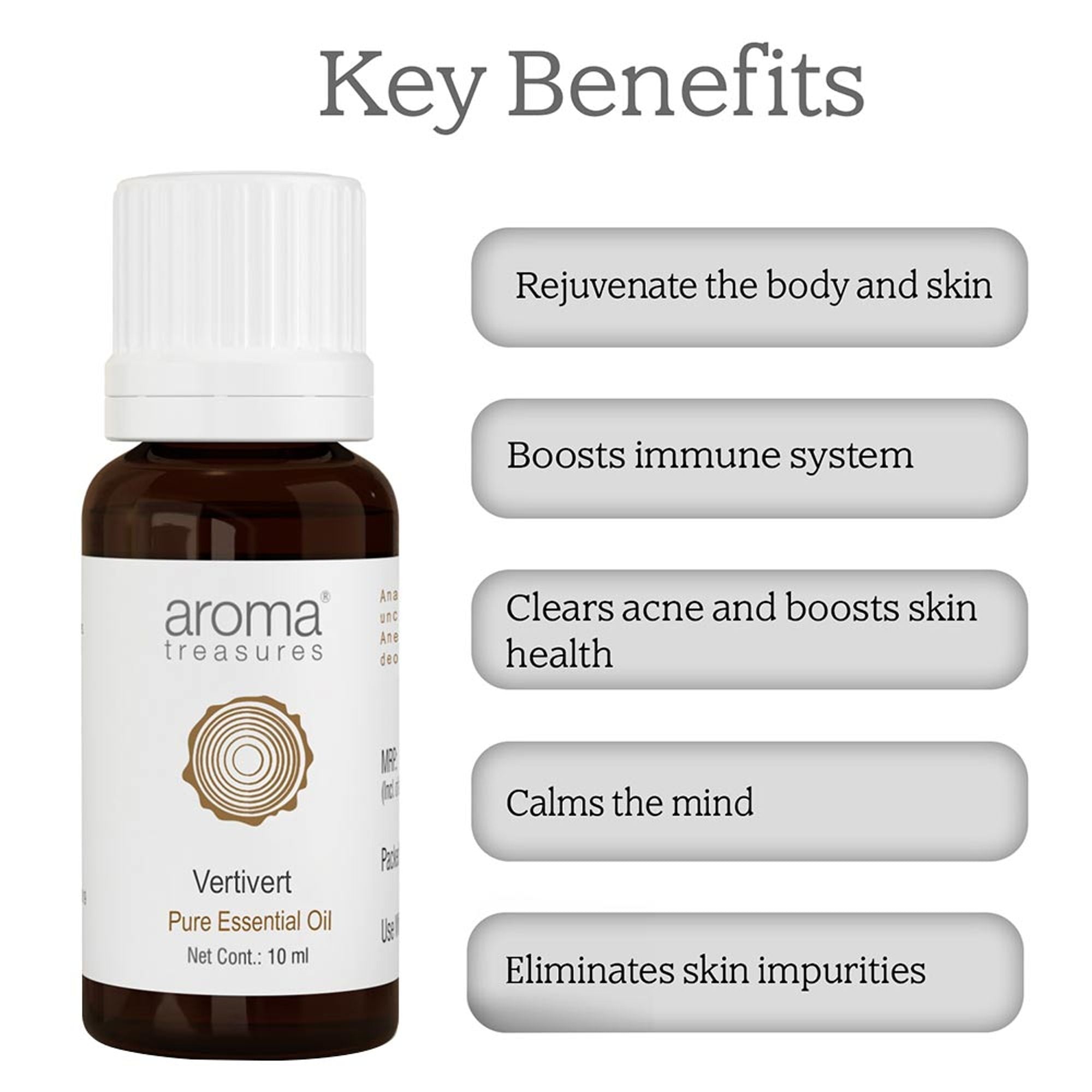 Aroma Treasures Vertivert Pure Essential Oil