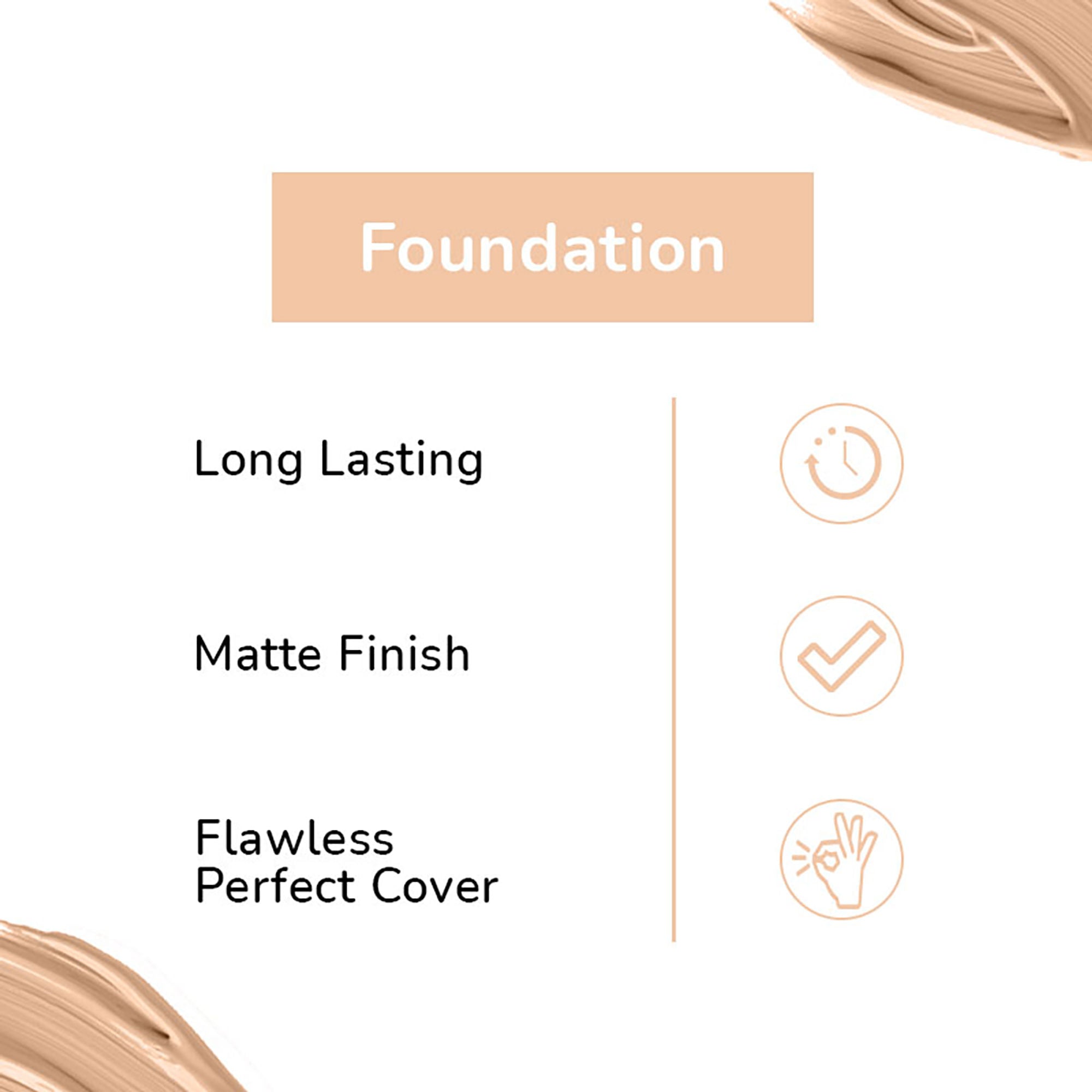 Matt Look Undercover 24Hr Full Coverage & Oil Control Matte Foundation - Classic Ivory