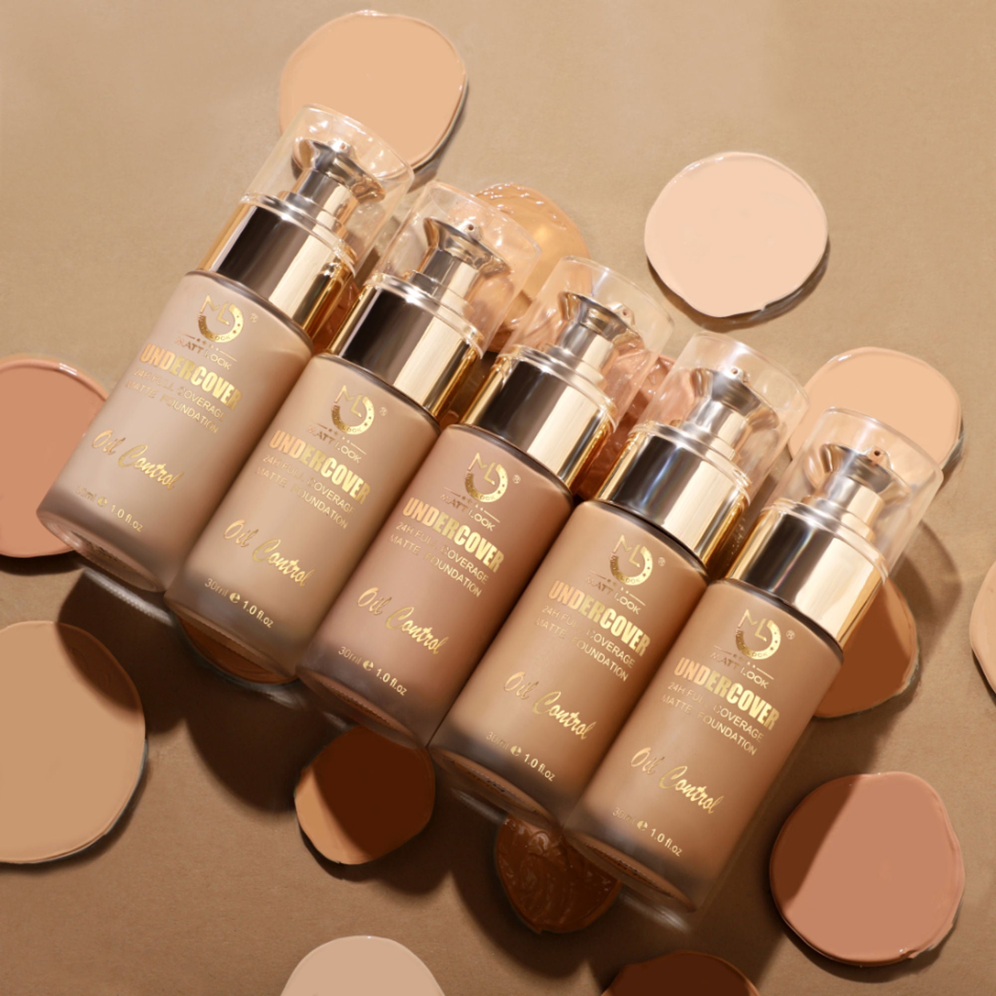 Matt Look Undercover 24Hr Full Coverage & Oil Control Matte Foundation - Classic Ivory