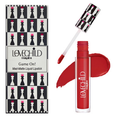 LoveChild By Masaba Gupta Rani Transfer-proof Blue Toned Red Liquid Lipstick