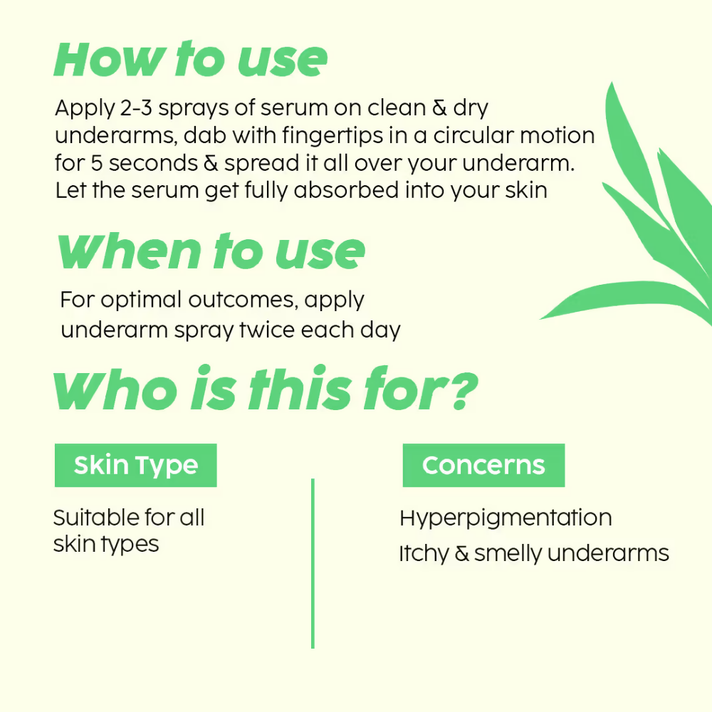 PLIX The Plant Fix Pineapple Underarm Depigmentation Spray