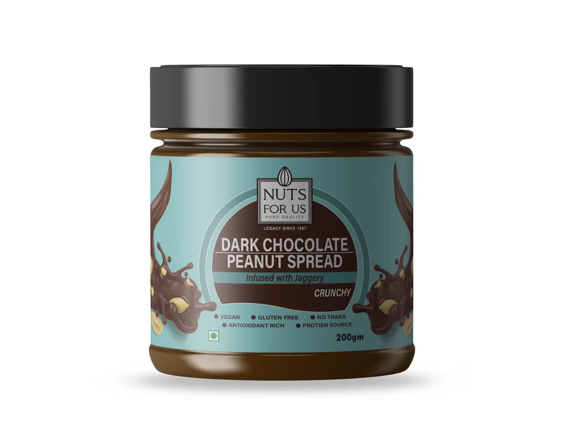 Nuts for us Dark Chocolate Peanut Spread