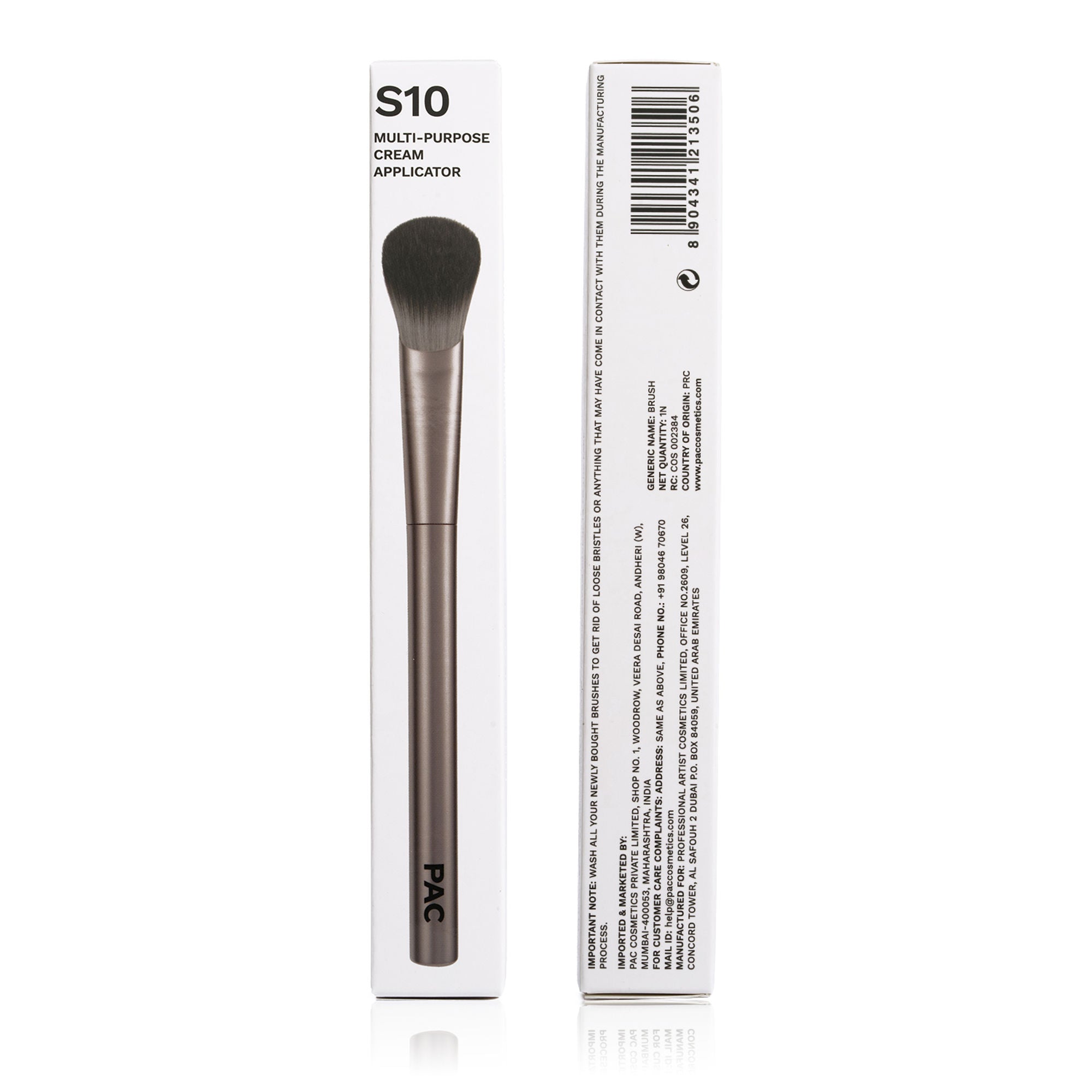PAC Studio S10 Multi-Purpose Cream Applicator - Slanted Head for Precise Control Natural Streak-Free Finish