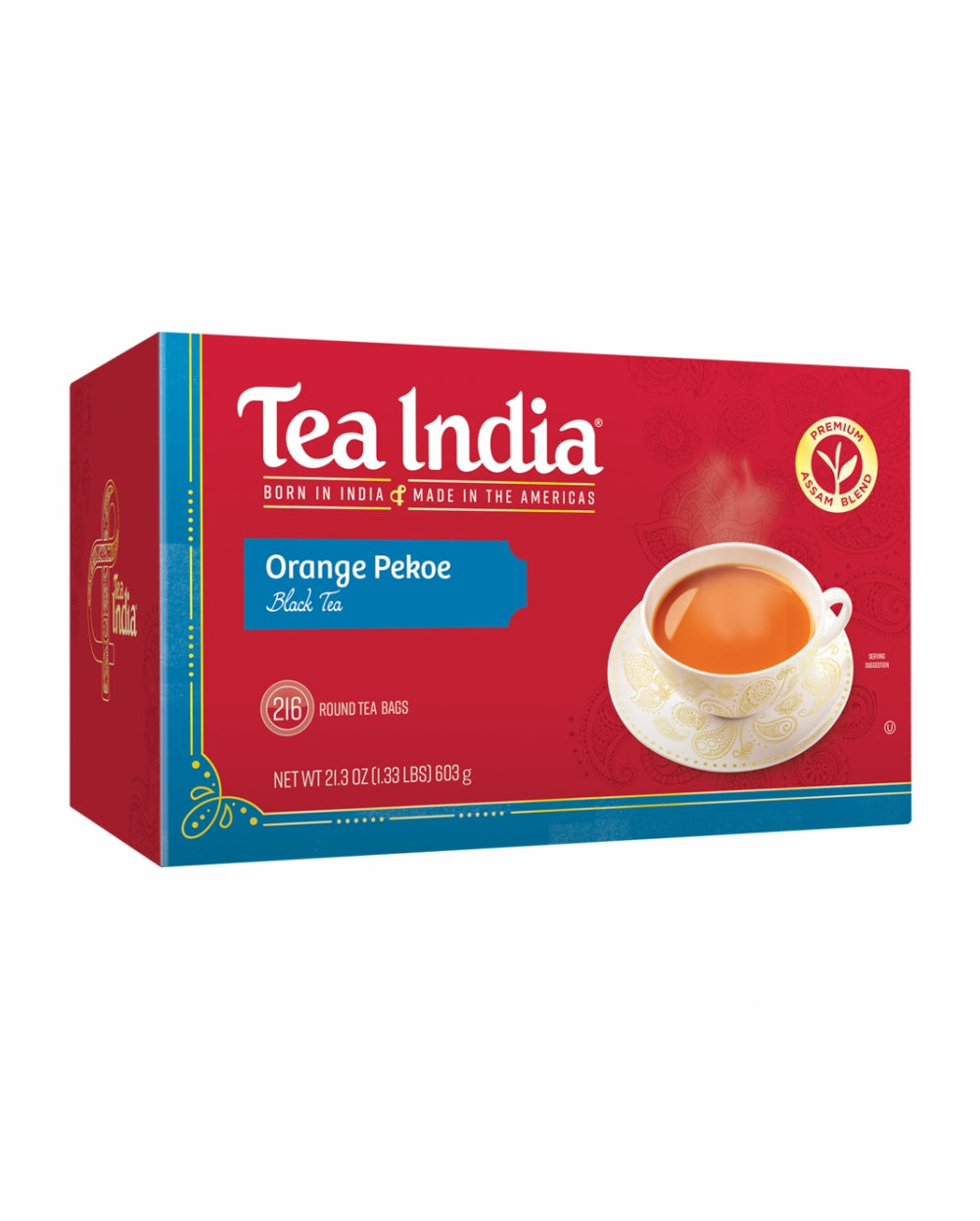 Tea India Orange Pekoe Black Tea 680g(216 Tea Bags)