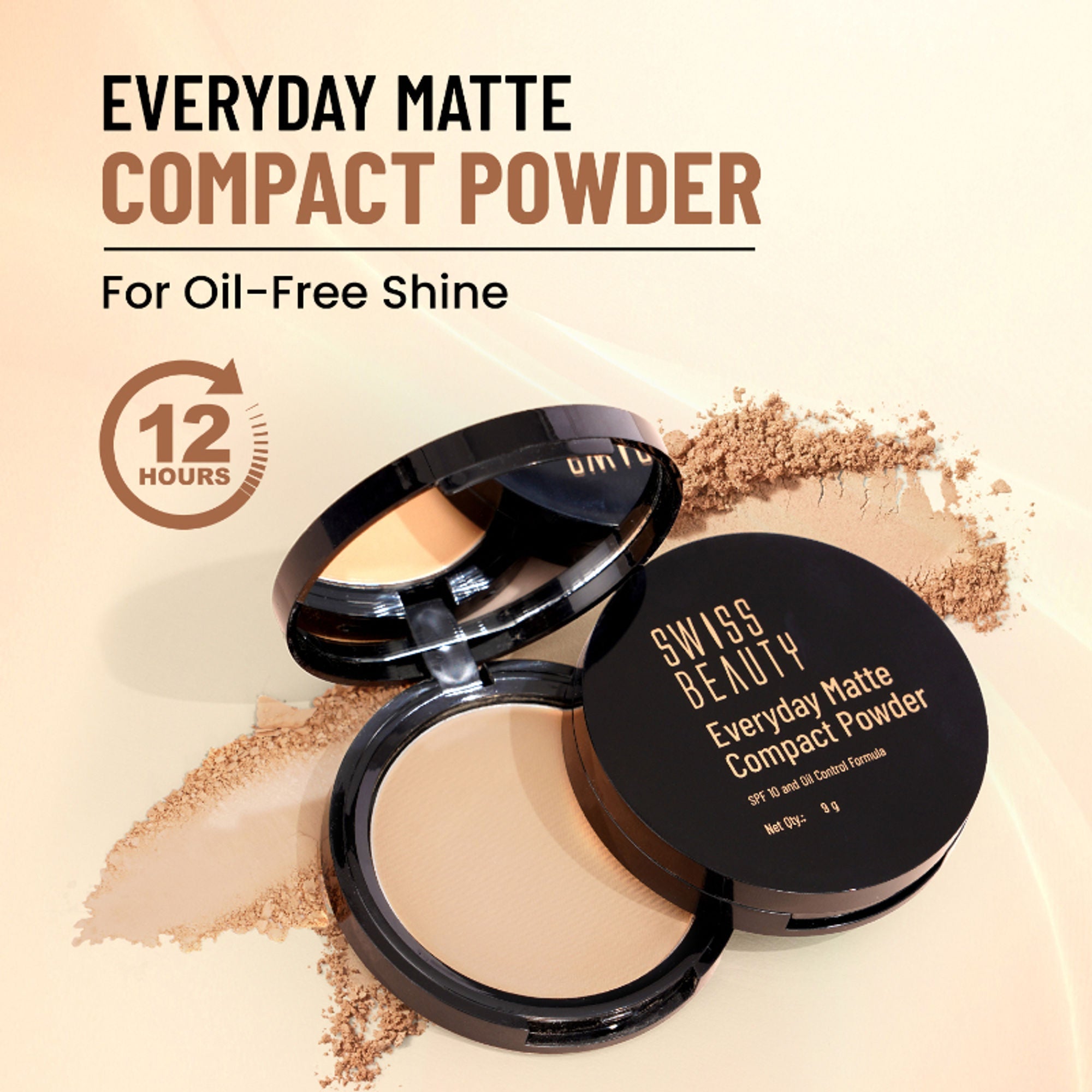 Swiss Beauty Everyday Matte Compact - 3 Vanilla