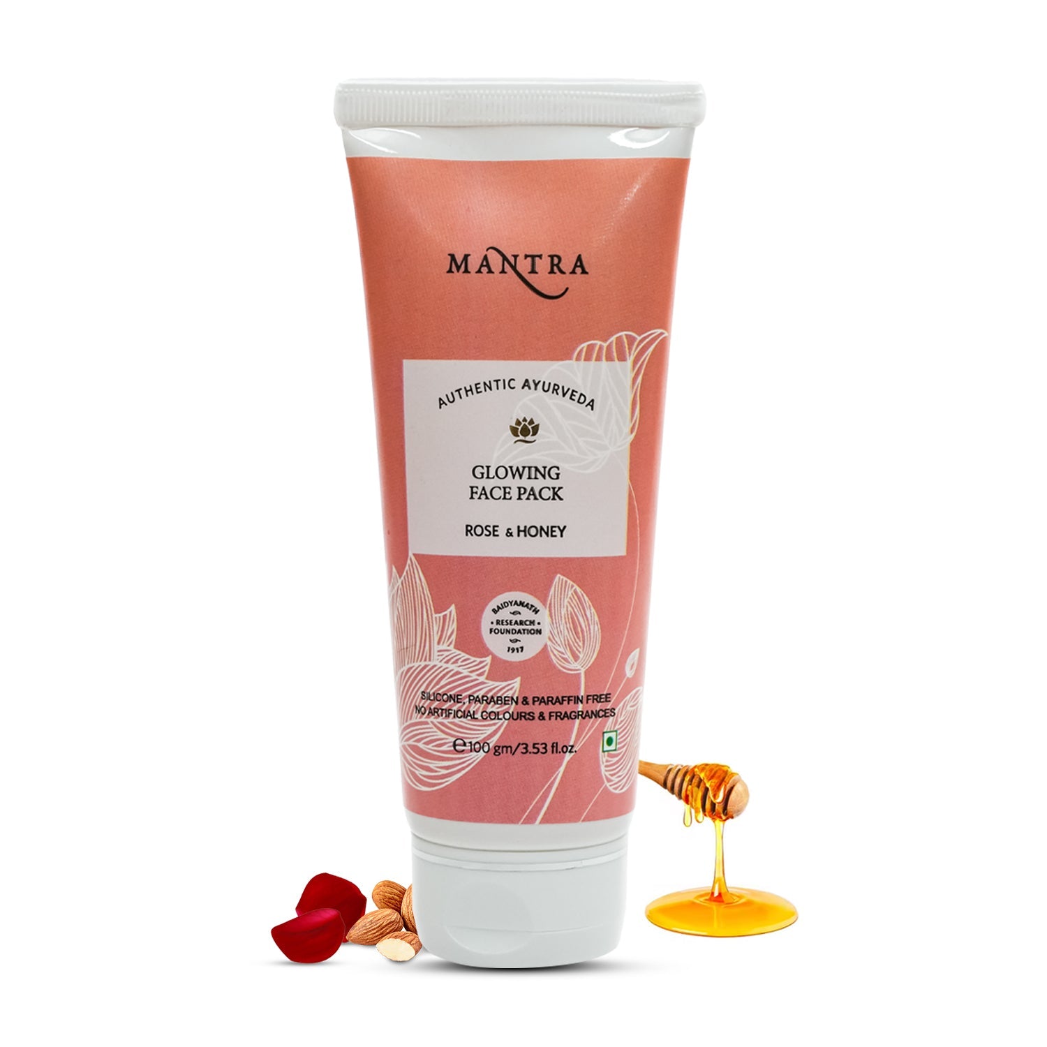 Mantra Rose & Honey Glowing Face Pack - Image 1