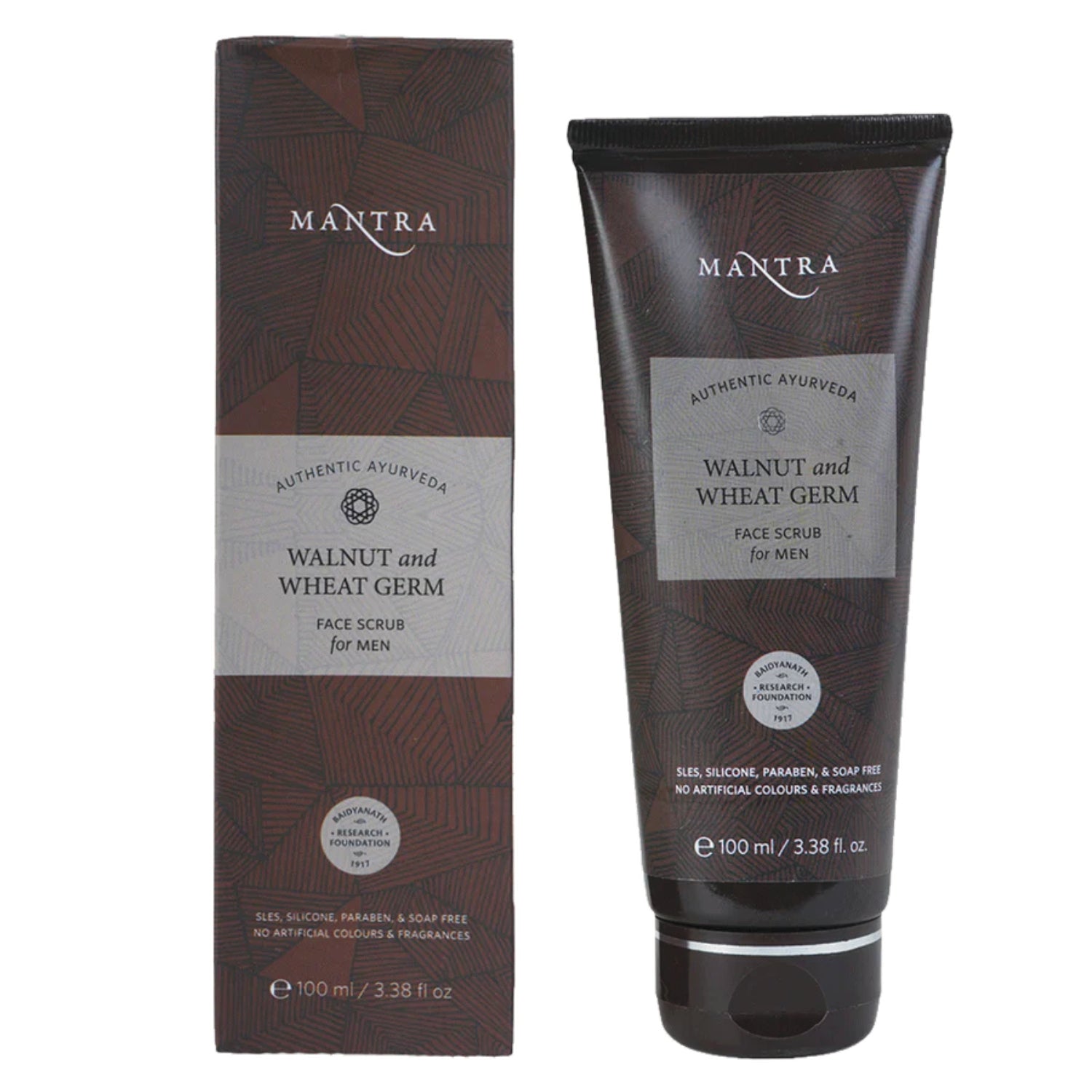 Mantra Walnut & Wheat Germ Face Scrub For Men - Image 1