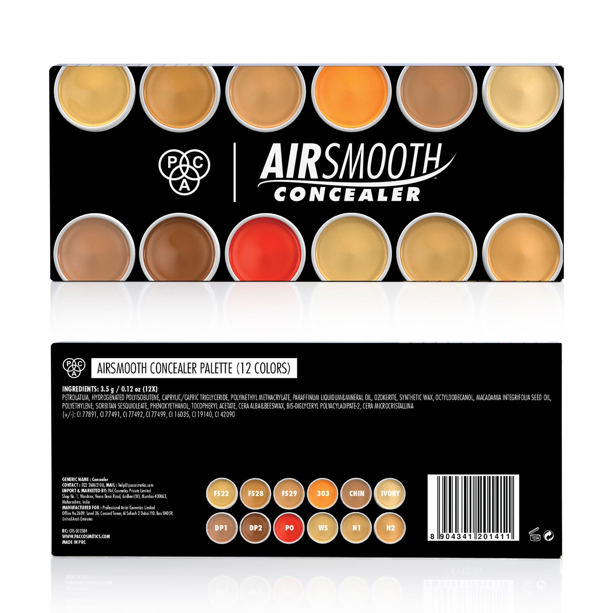 PAC Studio Airsmooth Concealer X12