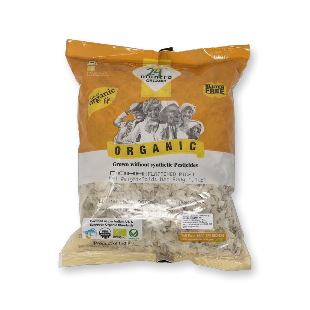 24 Mantra Organic Poha (Flattened Rice) 500g