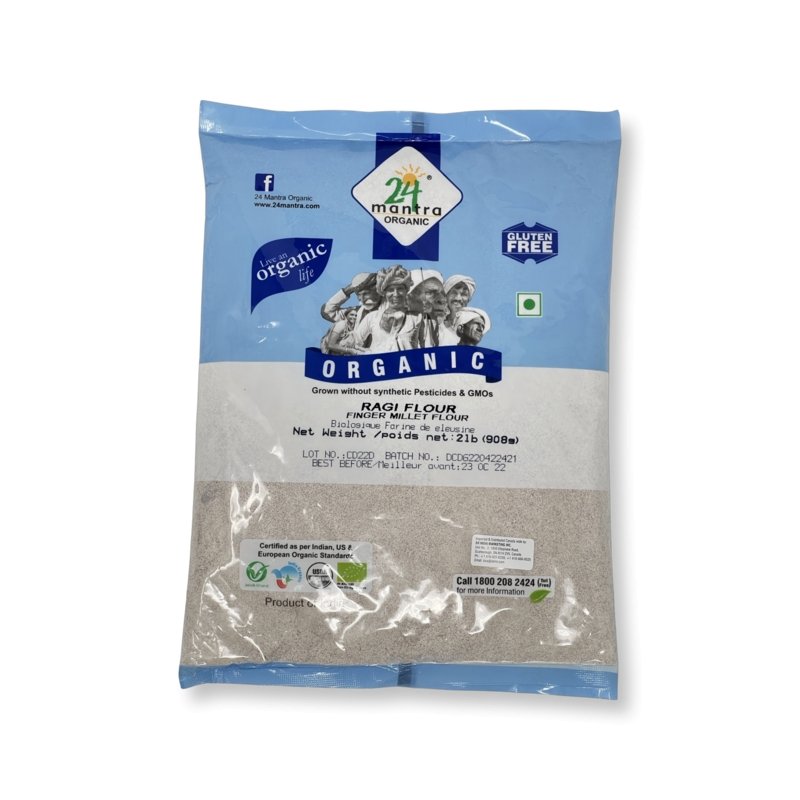 24 Mantra Organic Ragi Flour (Millet Flour) 2lb