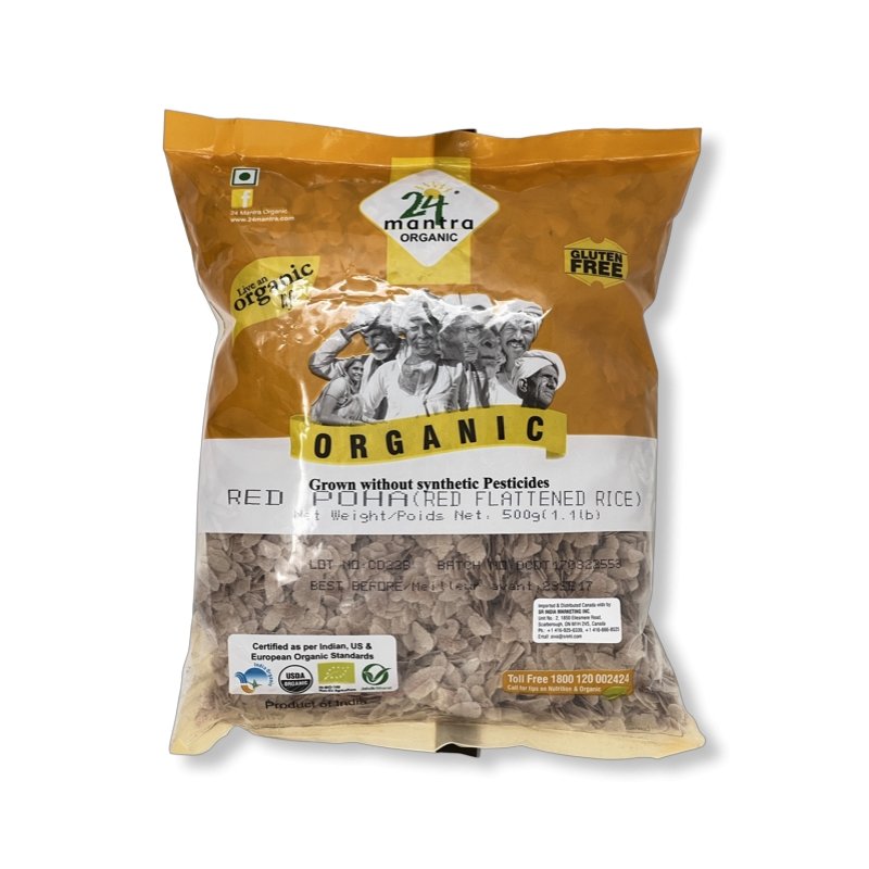 24 Mantra Organic Red Poha 500g