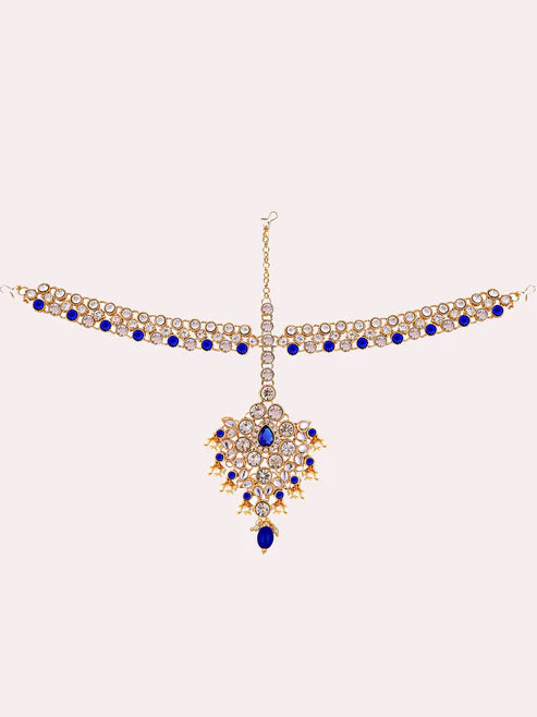 Tehzeeb Creation Bridal Set with sheeshpatti for Girls & Women THZ384