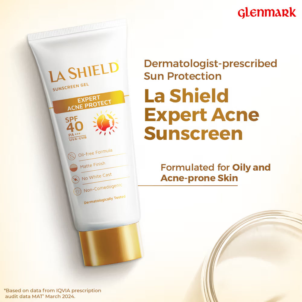 La Shield SPF 40 PA+++ Mineral Sunscreen Gel
