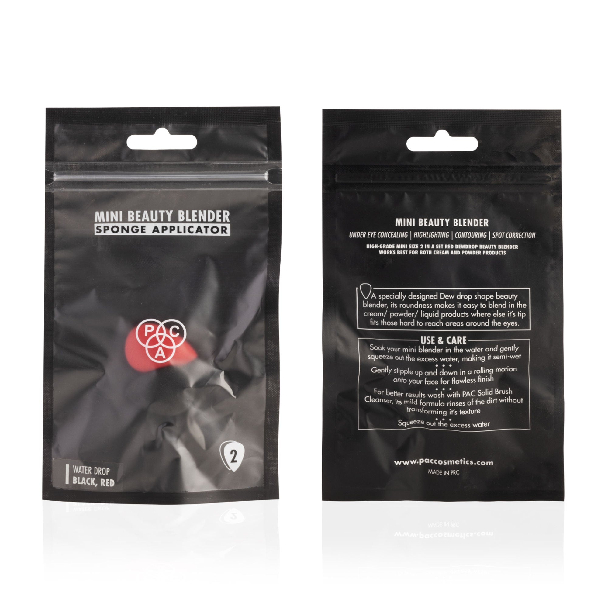 PAC Studio Mini Blender - Miracle (2 Pcs) (Red + Black)
