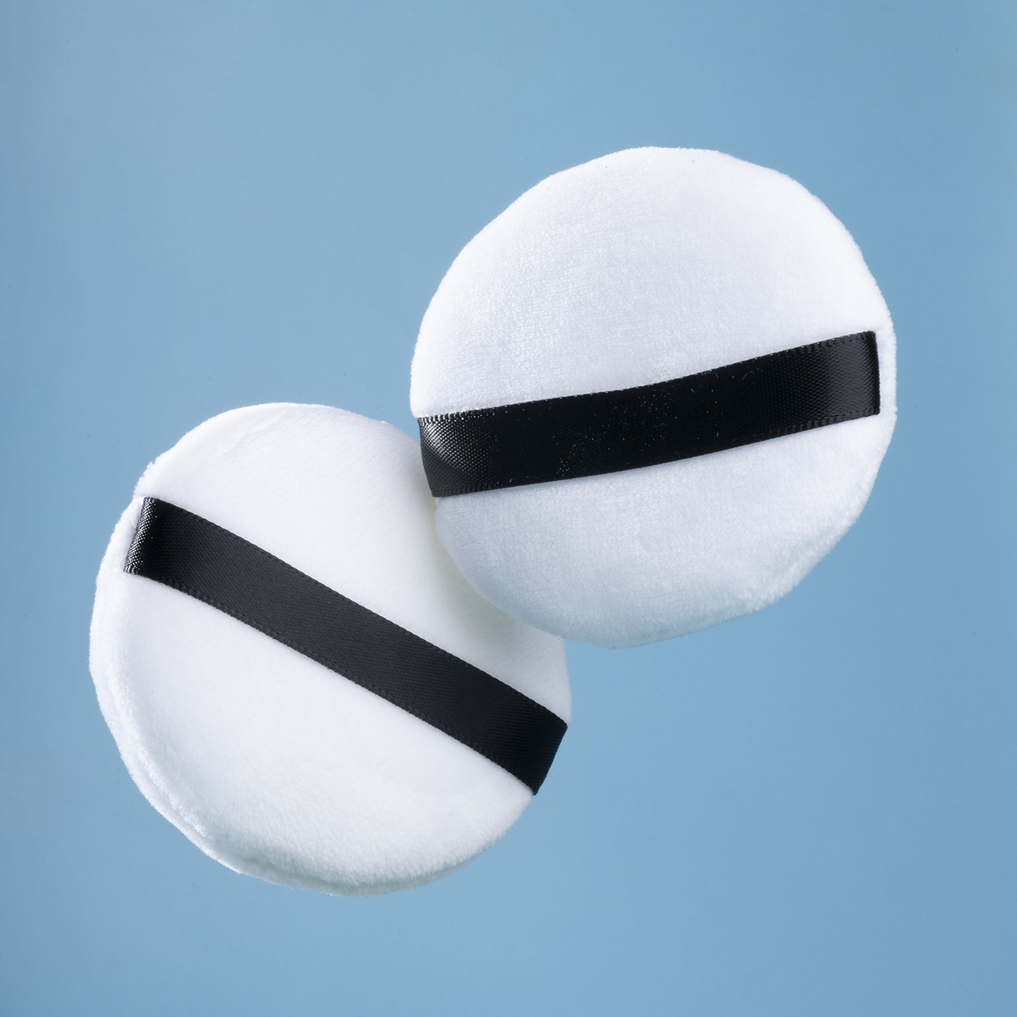 PAC Studio Medium Cotton Round Puff - White 2 Pc