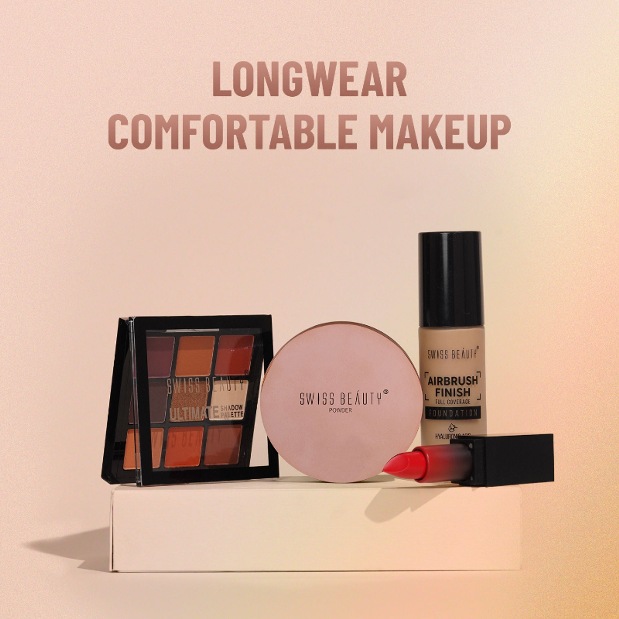 Swiss Beauty Silky & Smooth Oil Control Powder - 1 Nude Begie