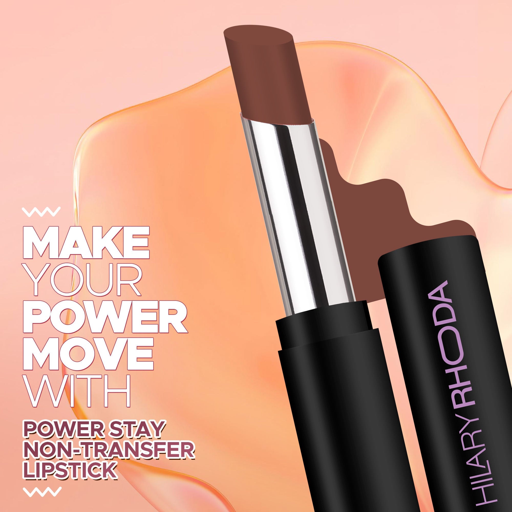 Hilary Rhoda Power Stay Non Transfer Lipstick - Nude Dream 04