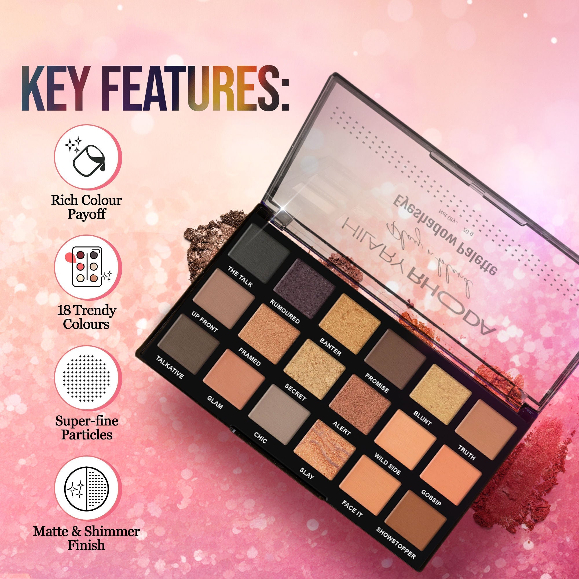 Hilary Rhoda Play N Blend Eyeshadow Palette - Iconic 02
