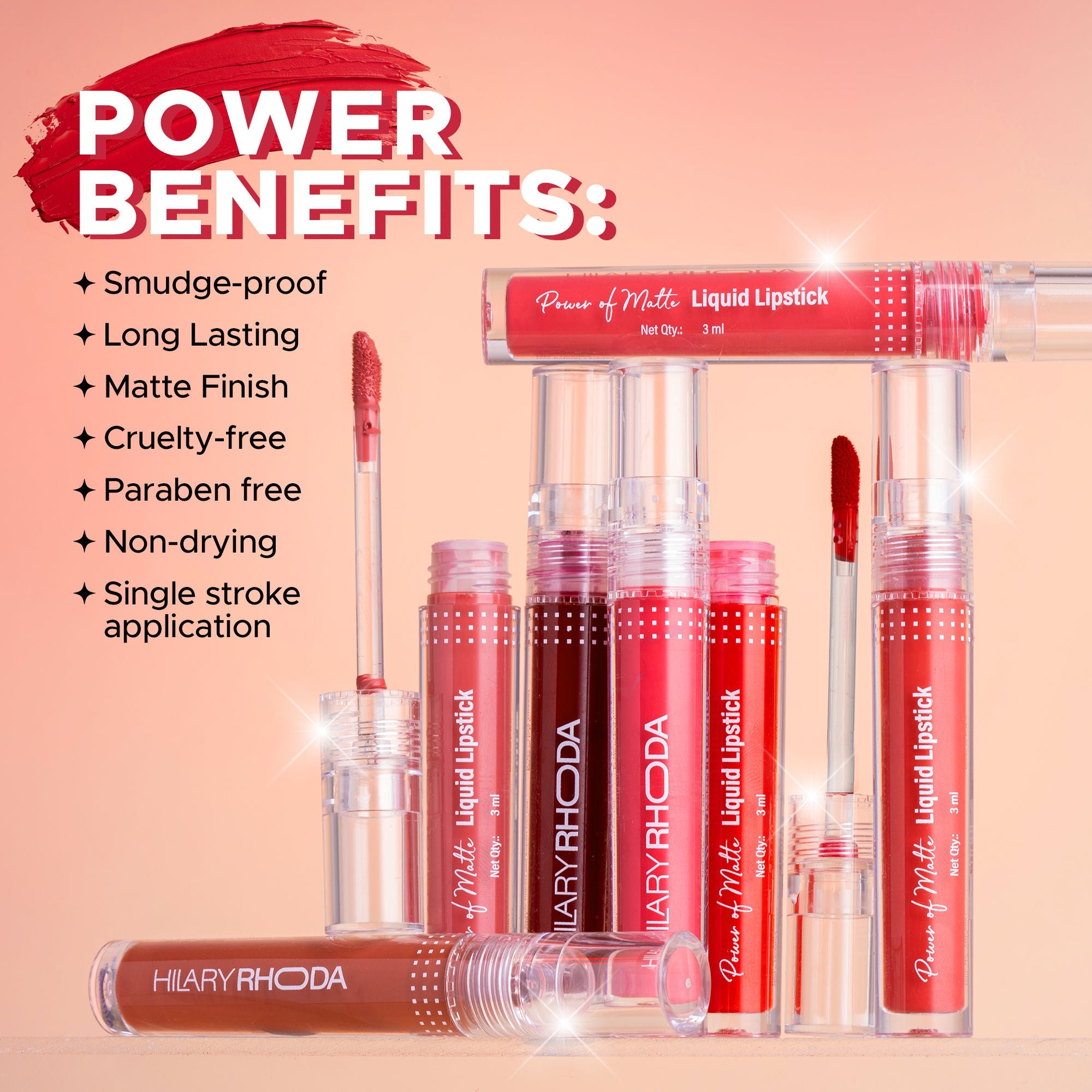 Hilary Rhoda Power Of Matte Liquid Lipstick - Toasted Brown 17