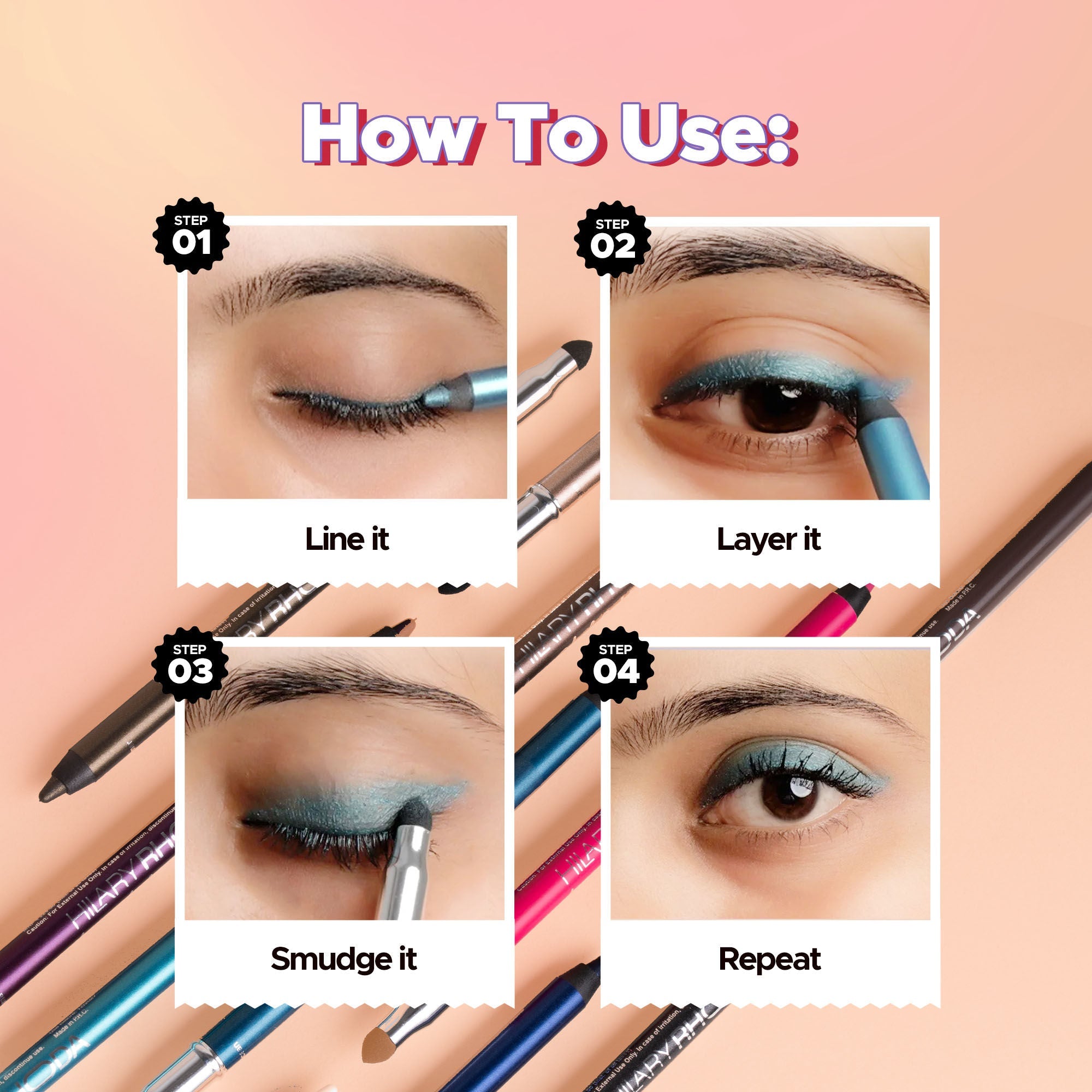 Hilary Rhoda Play N Blend Gel Eyeliner - Sparkle Bronze 04