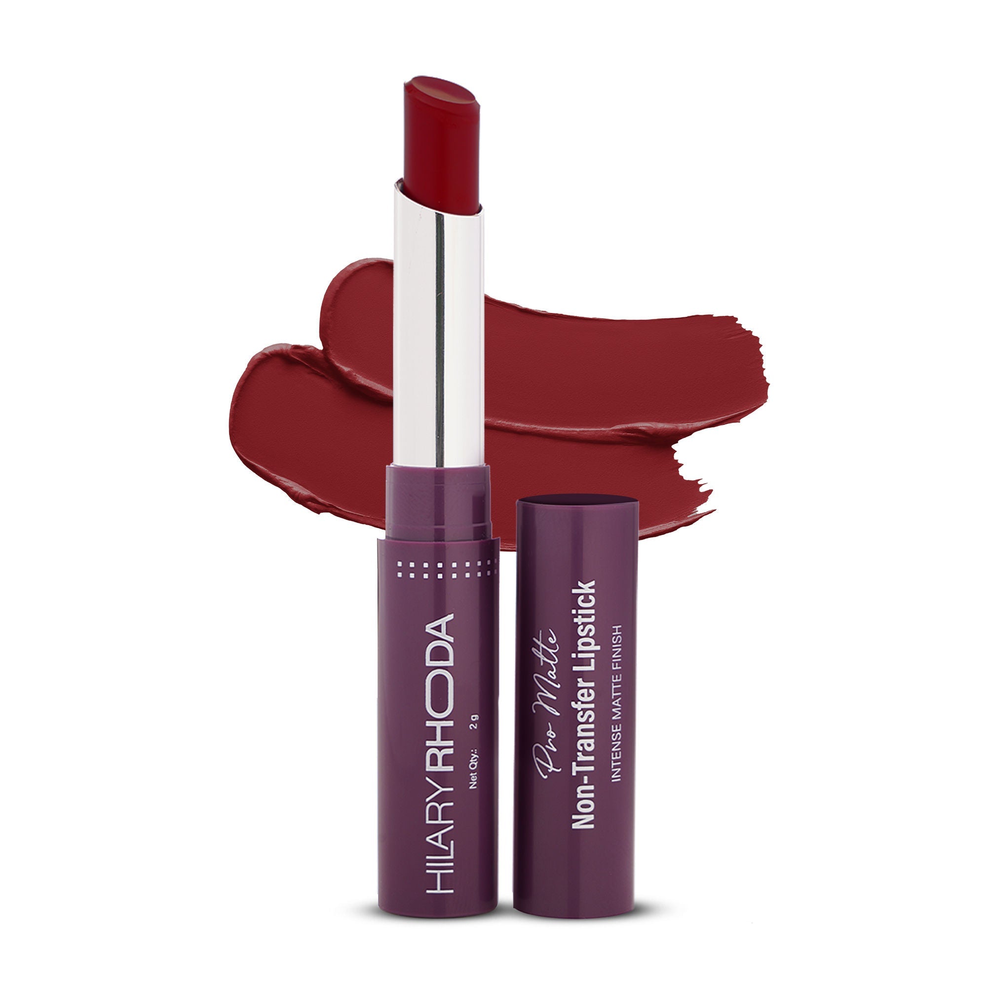 Hilary Rhoda Pro Matte Non-Transfer Waterproof Lipstick - Nude Peach 02