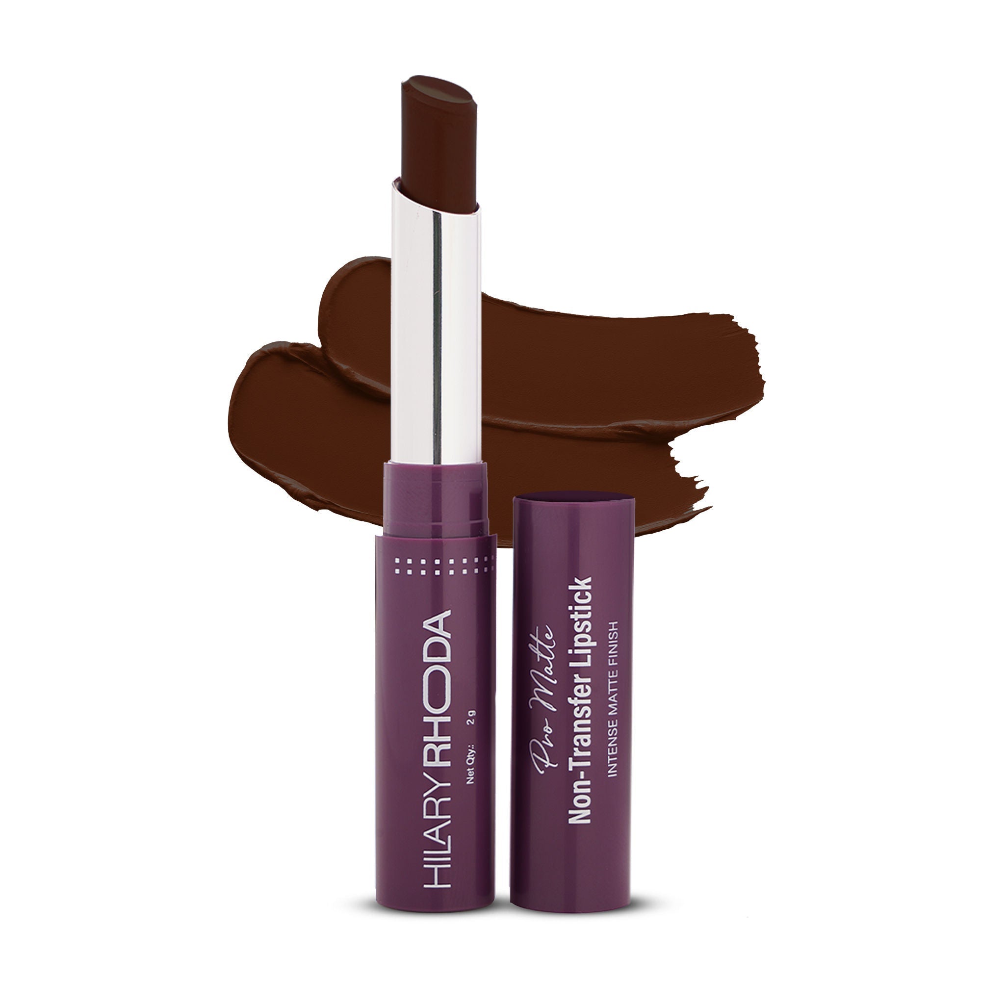 Hilary Rhoda Pro Matte Non-Transfer Waterproof Lipstick - Dark Brown 13