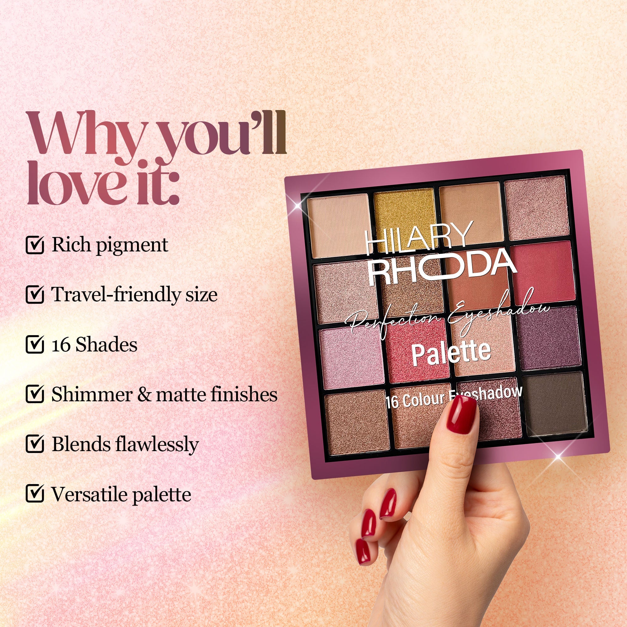 Hilary Rhoda Perfection Eyeshadow Palette - 1
