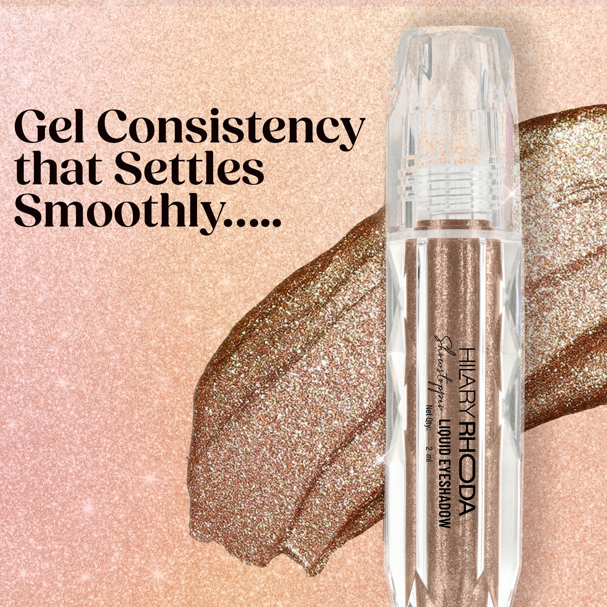 Hilary Rhoda Showstopper Liquid Eyeshadow - Oxidised Silver 04