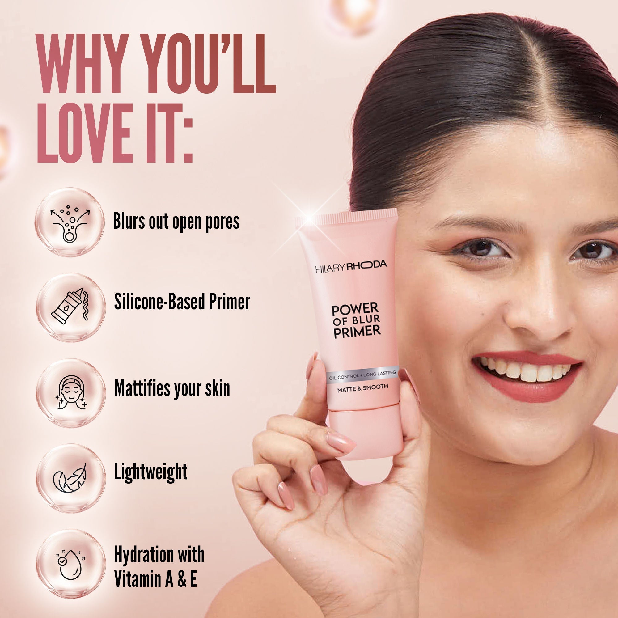 Hilary Rhoda Power Of Blur Matte Primer