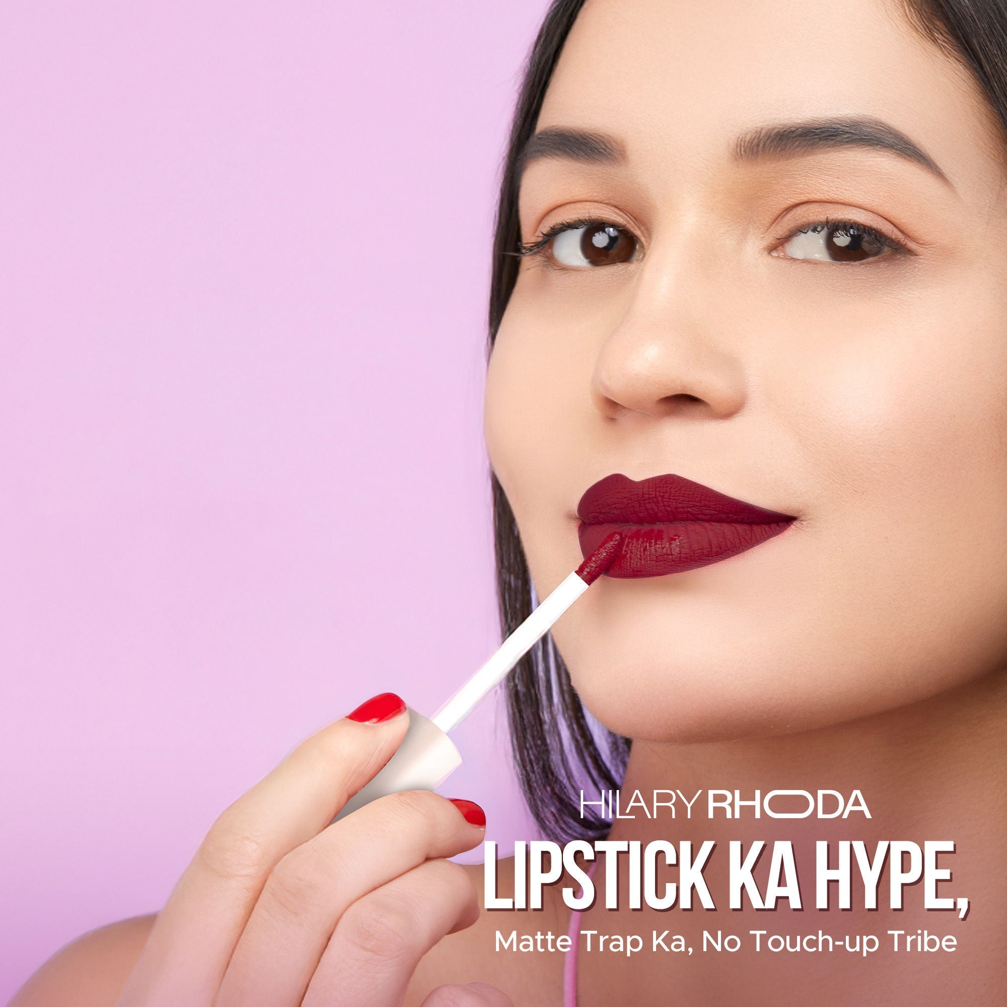 Hilary Rhoda Matte Trap Liquid Lipstick - Major Wine 23